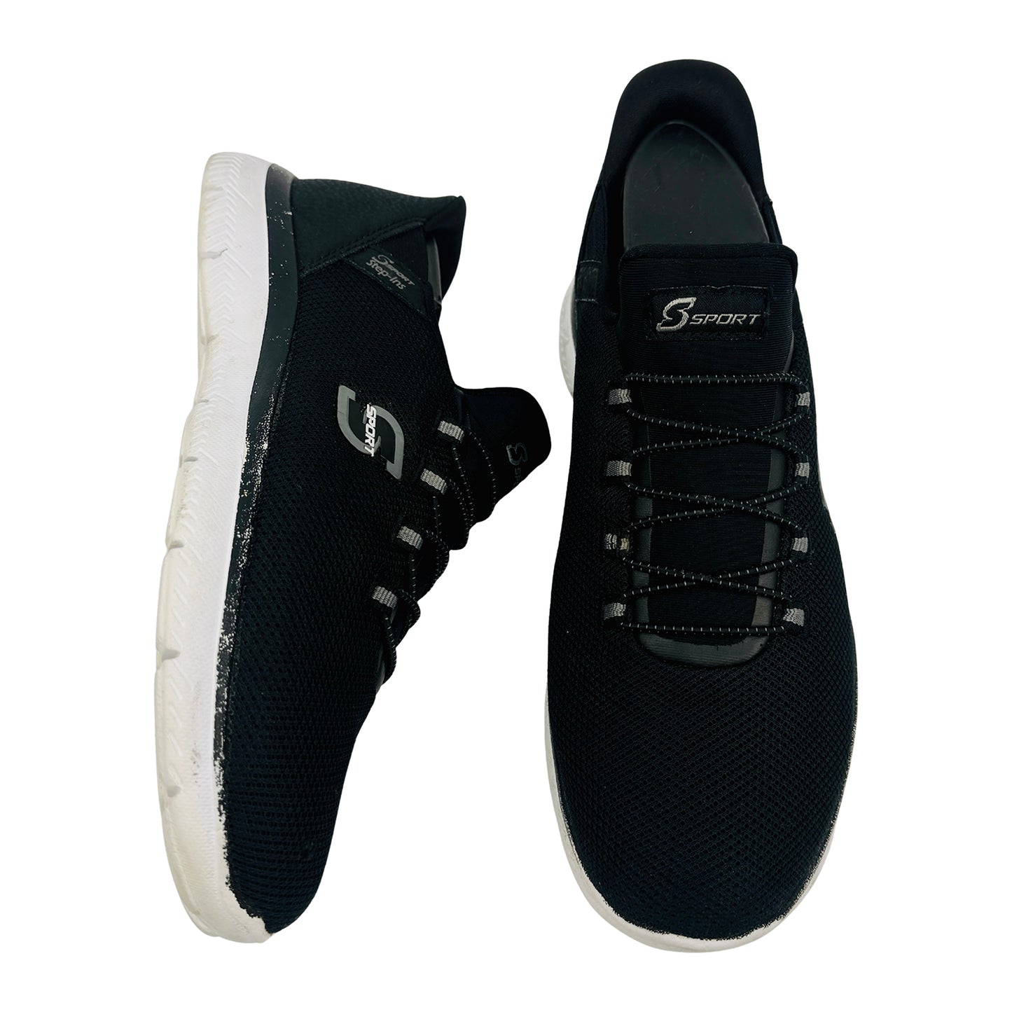 Skechers S Sport Step-Ins Black Shoes (Size 38.5) - F190-2