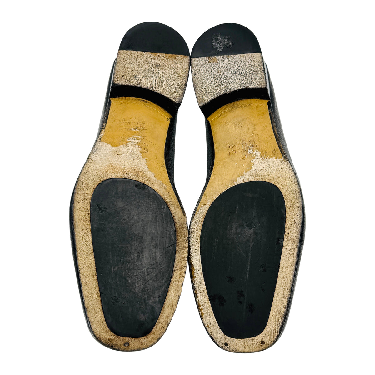 Gucci Men's Black Horsebit Loafers (Size 43)