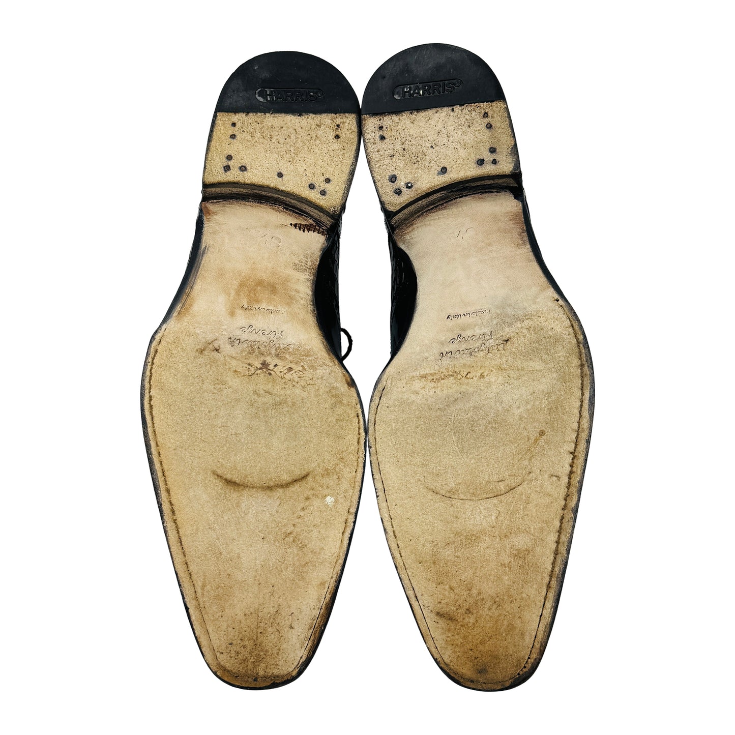 Harris Firenze Croc-Embossed Derby Shoes (Size 43)