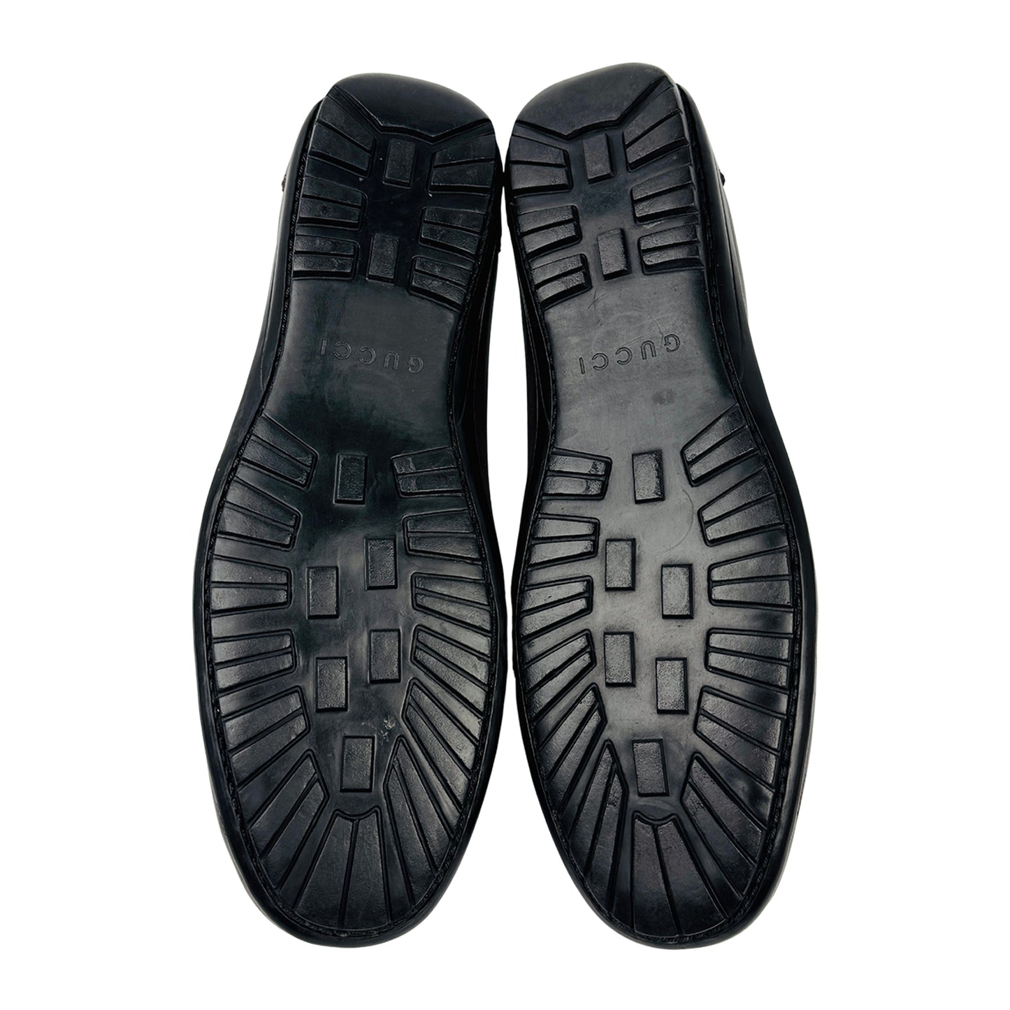 Gucci Men's Dark Brown Leather Driving Loafers (Size 42)