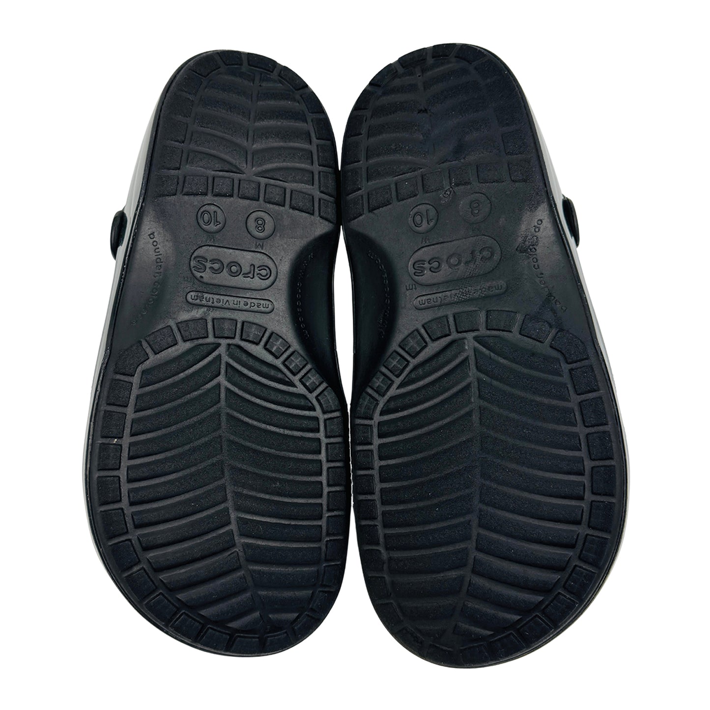 Crocs Yukon Vista II Black Foam Clogs (Size 42)