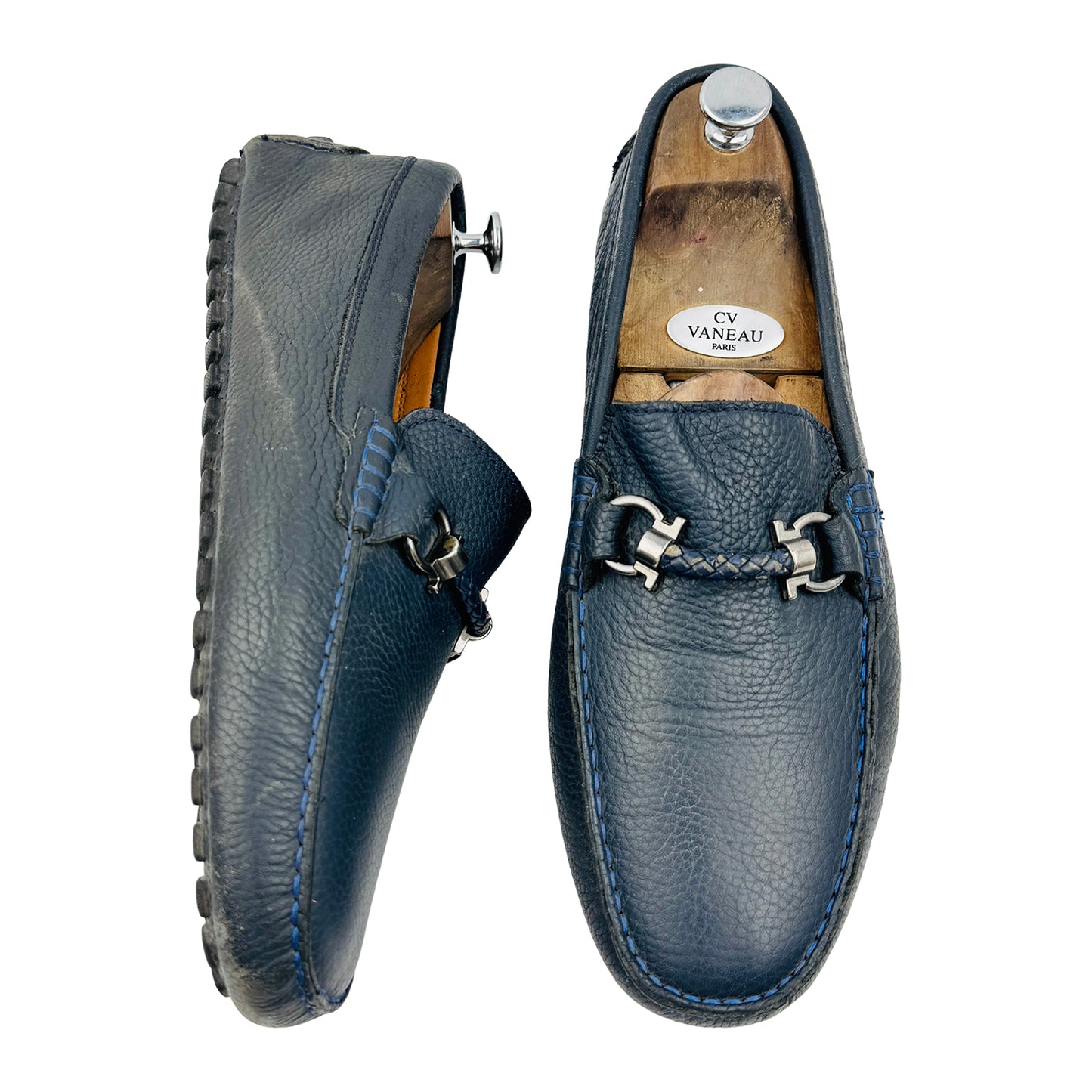 Salvatore Ferragamo Parigi Gancini Bit Loafers (Size 44/44.5)