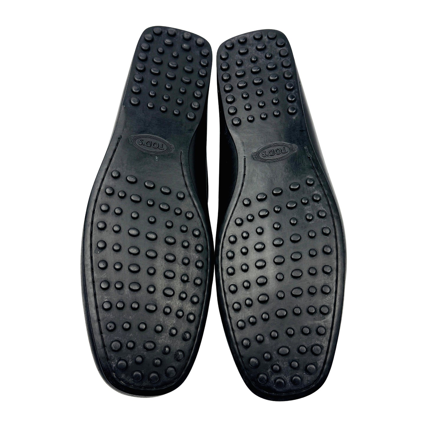 Tod's Black Leather Gommino Driving Loafers (Size 42/42.5)