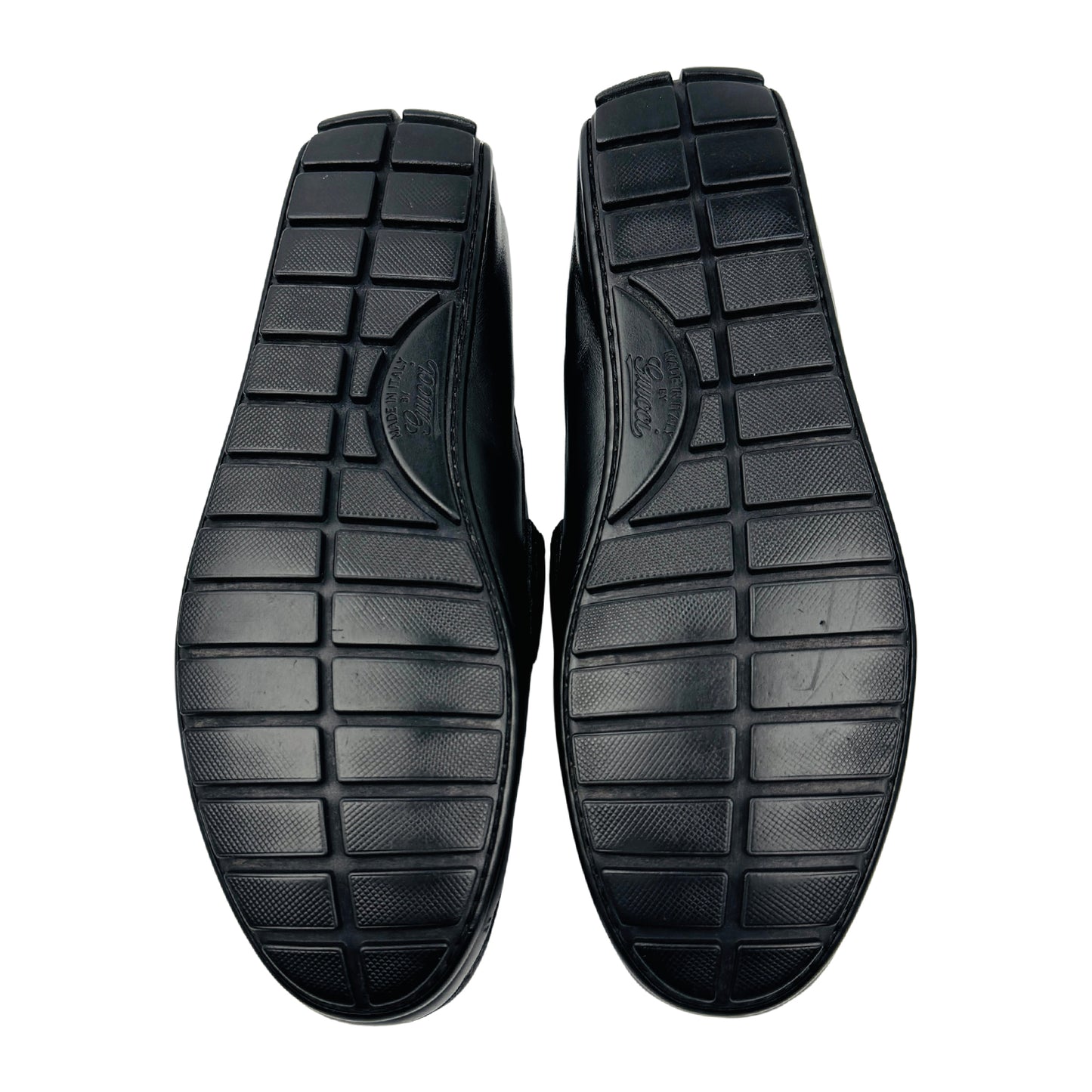 Gucci Black Microguccissima Leather Loafers (Size 40)