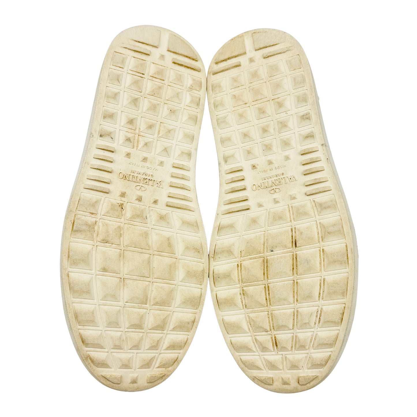 Valentino Garavani Open White Leather Sneakers (Size 40/40.5)