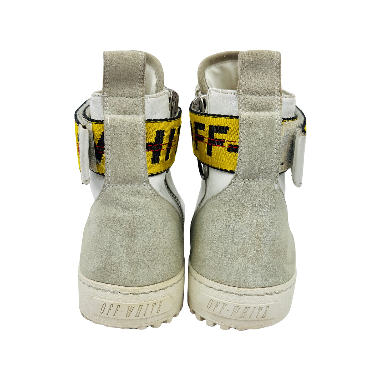 Off-White Industrial Belt Hi-Top Sneakers (Size 41/41.5) - OMIA102R19800001 0120