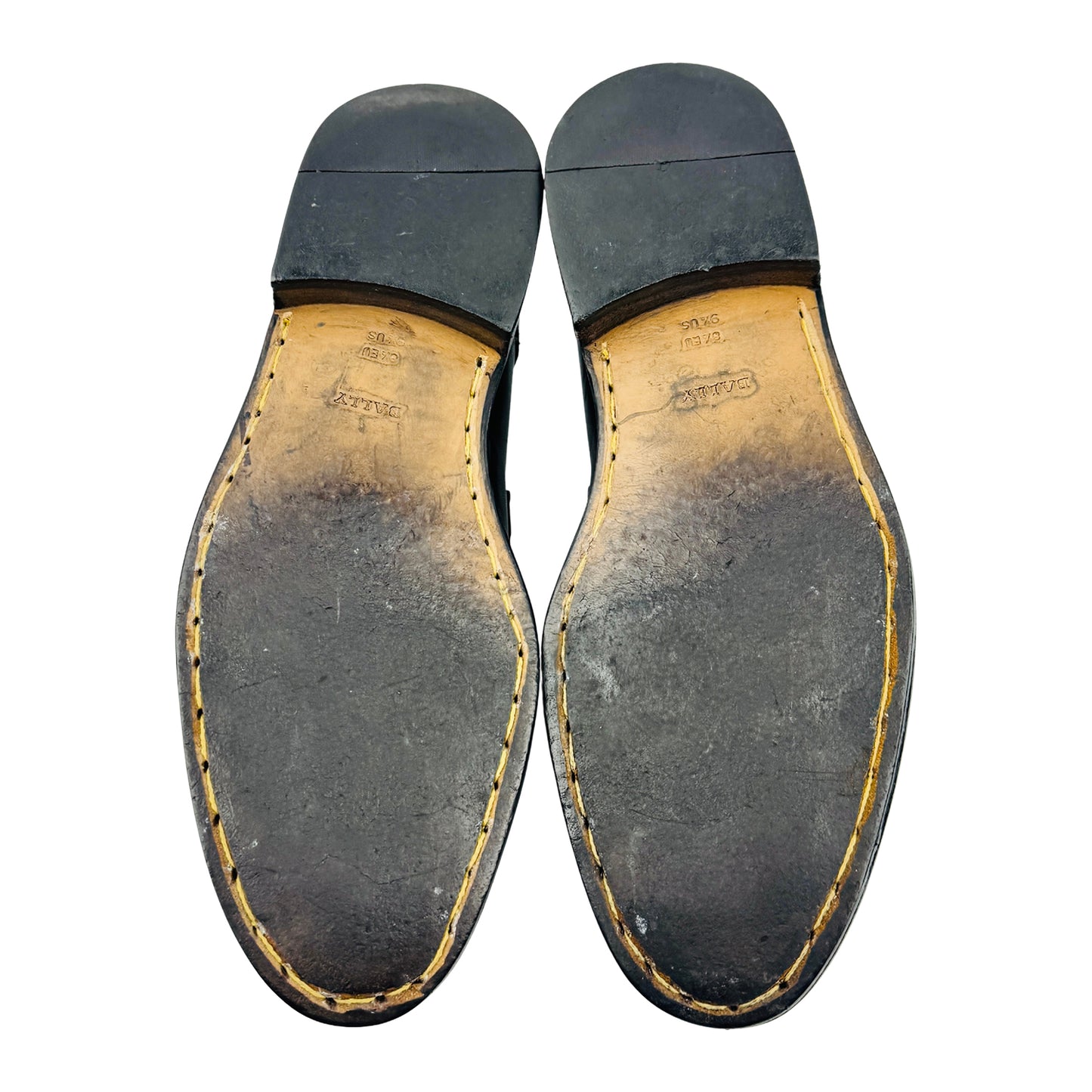 Bally Men's Black Leather Tassel Loafers (Size 42)