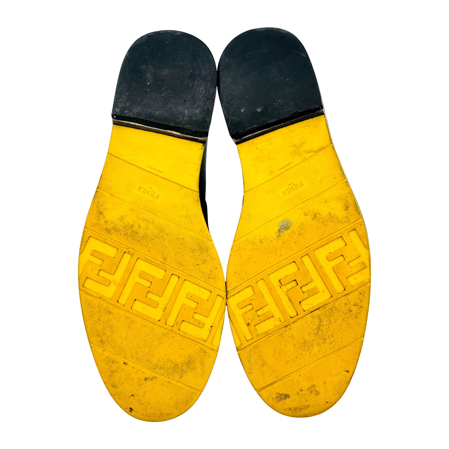 Fendi Black Elastic Band Loafers (Size 42/42.5)