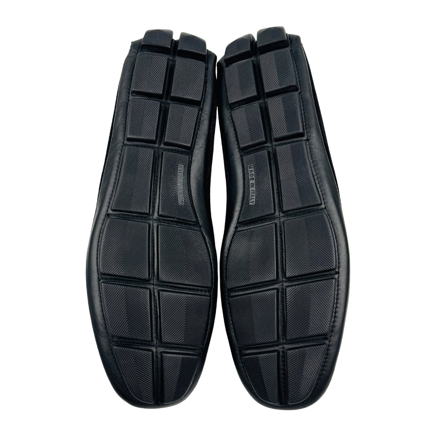 Billionaire Men's Black Velvet Loafers (Size 41)