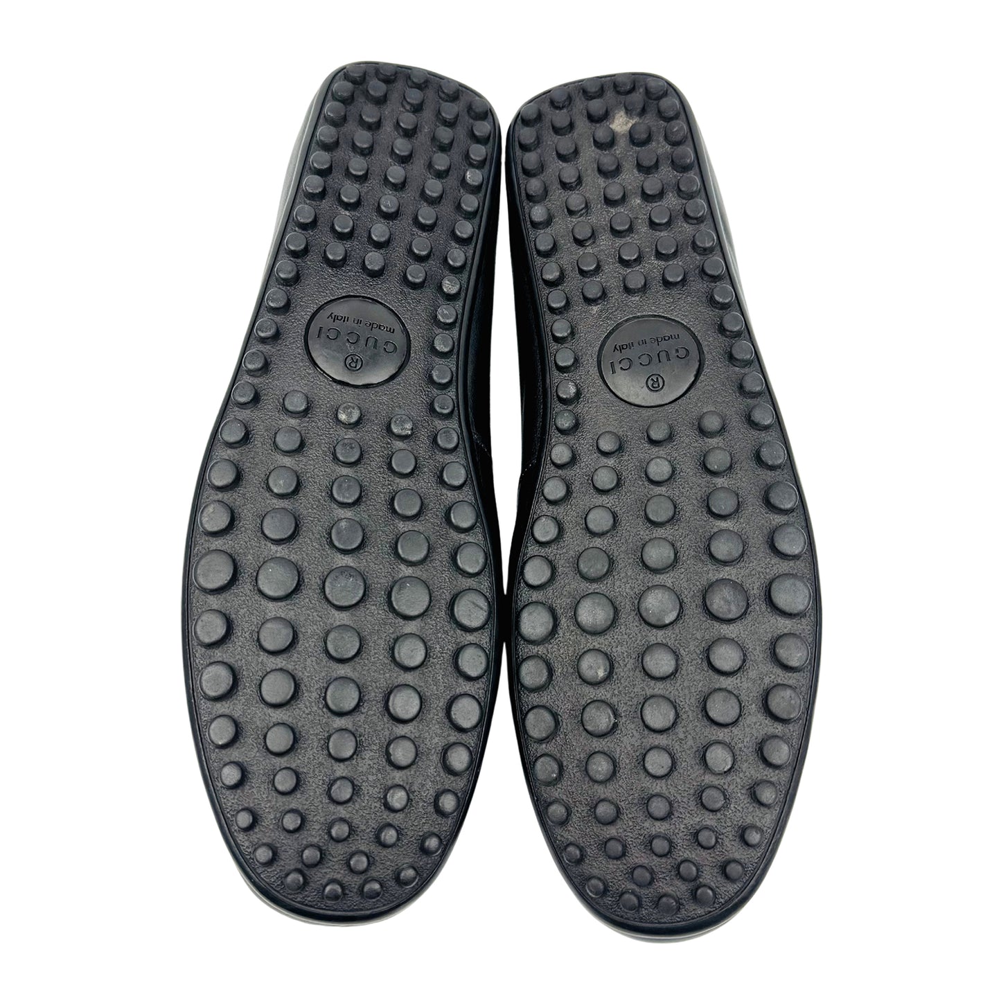 Gucci Men's GG Monogram Black Leather Loafer (Size 43/43.5)