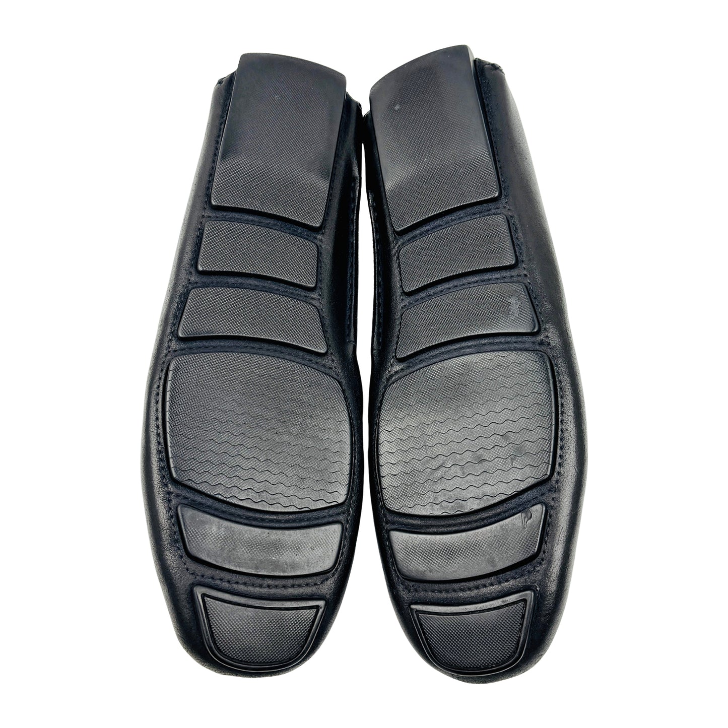 Bally Men's Black Leather Driving Loafers (Size 42.5)
