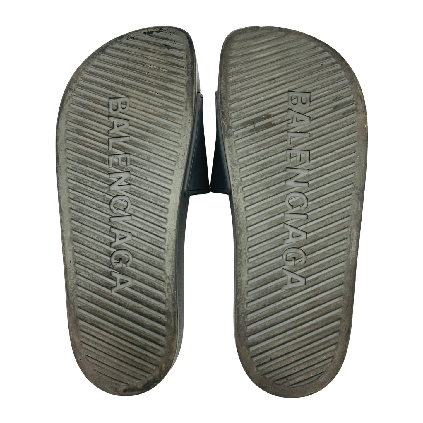 Balenciaga Pool Grey TPU Slides (Size 42)
