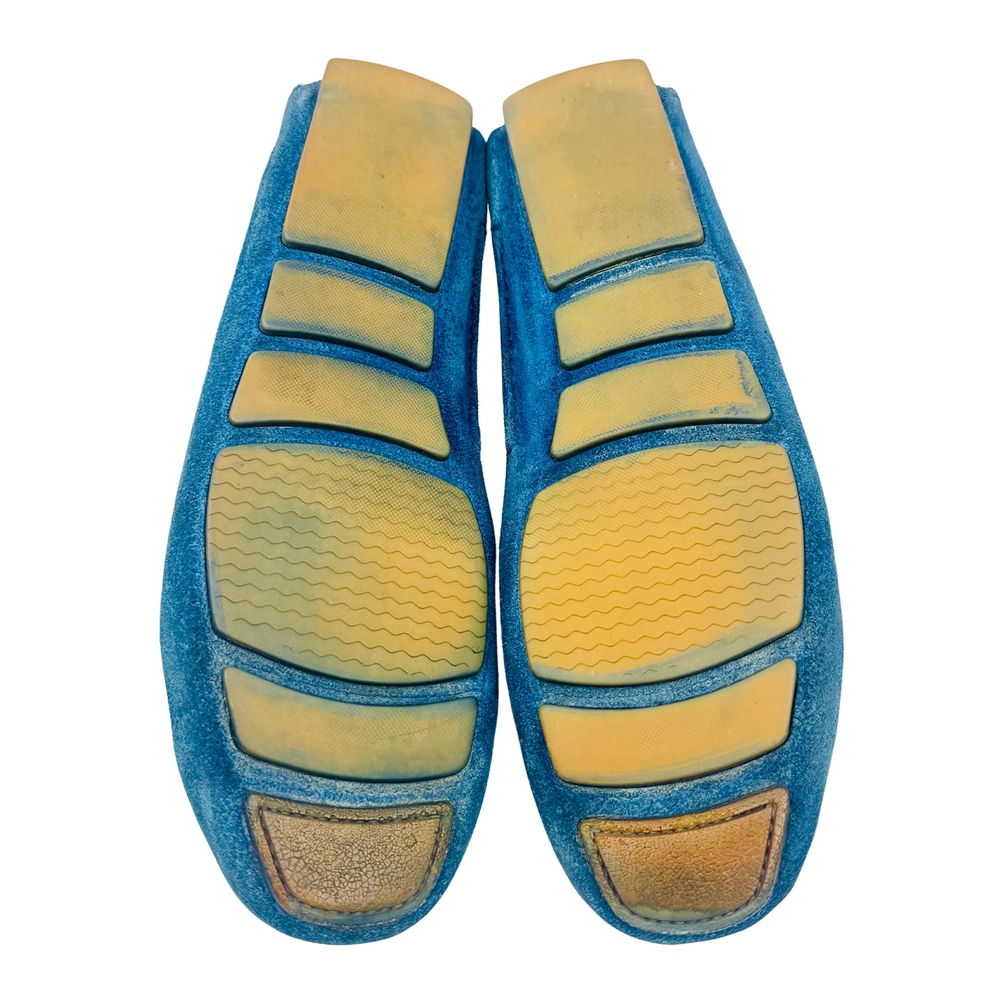 Bally Men's Wabler Suede Blue Loafer (Size 42)