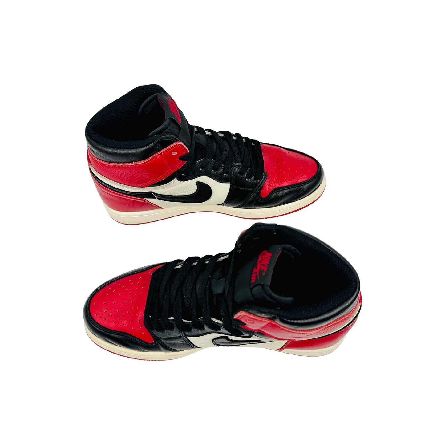 Nike Air Jordan 1 Retro High OG 'Bred Toe' Sneakers (Size 40) - 555088-610