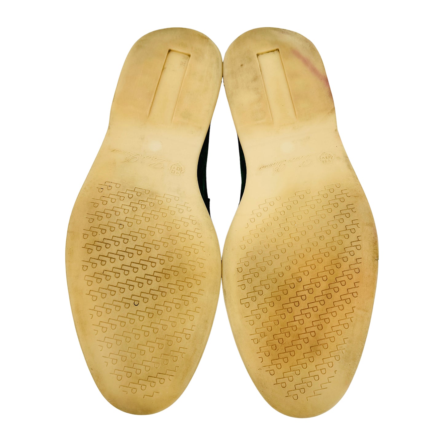 Loro Piana Summer Charms Walk 'Green' Loafers (Size 40)