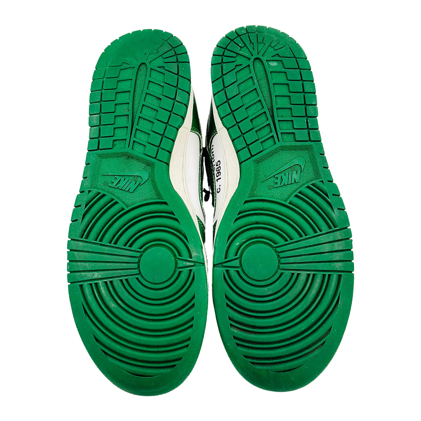 Nike x Off-White Dunk Low 'Pine Green' Sneakers (Size 41) - CT0856-100