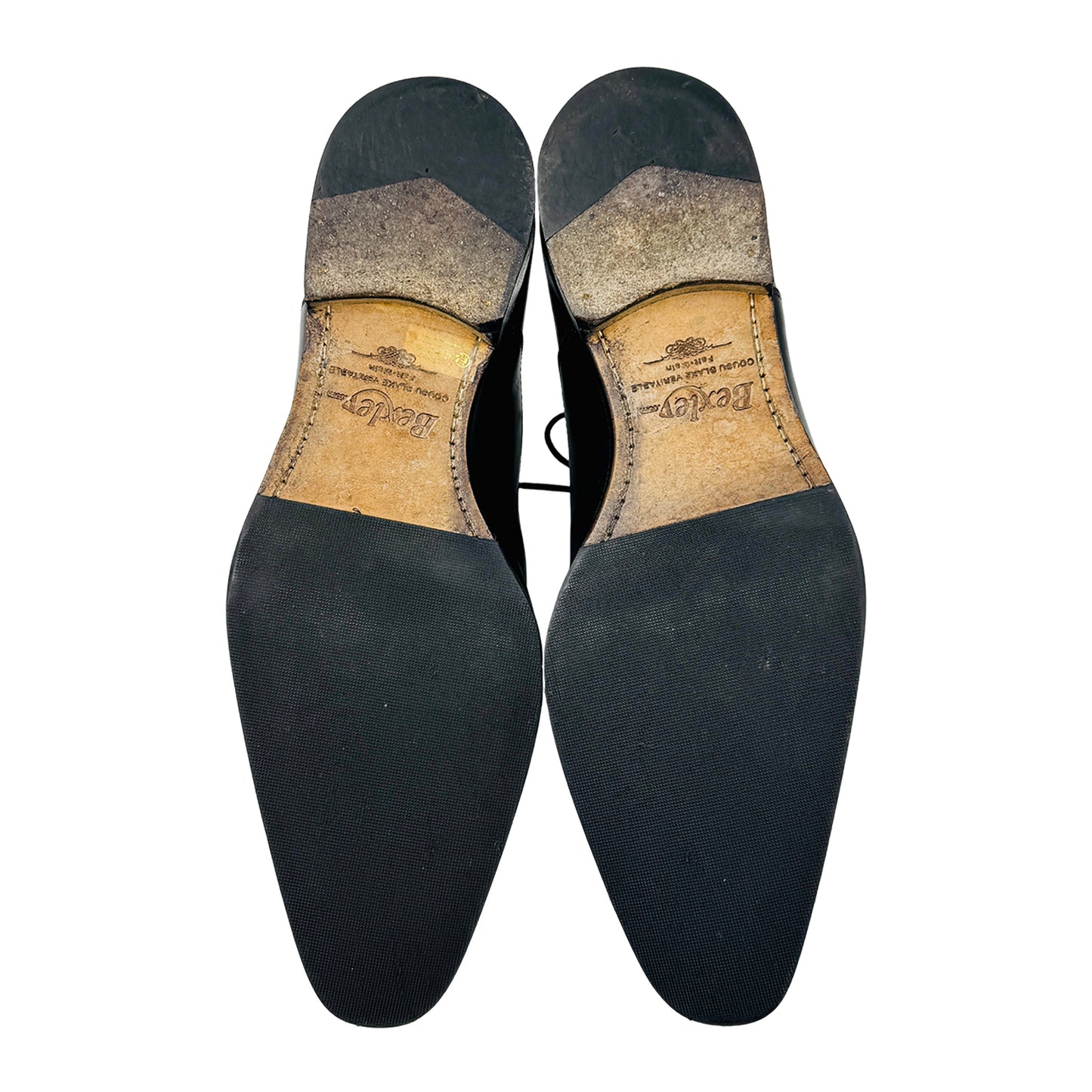 Bexley Men's Black Leather Oxfords (Size 43)
