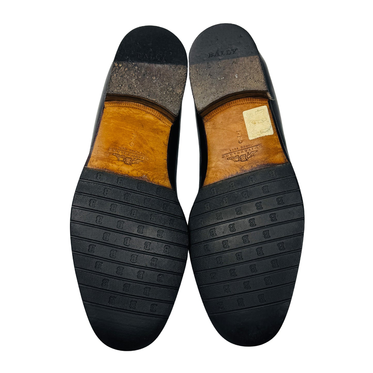 Bally Men's Black Leather Loafers (Size 42.5)