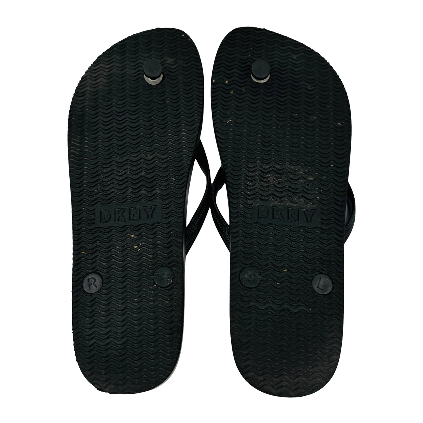 DKNY Women's Madi 'Black Brown' Slippers (Size 38.5/39)