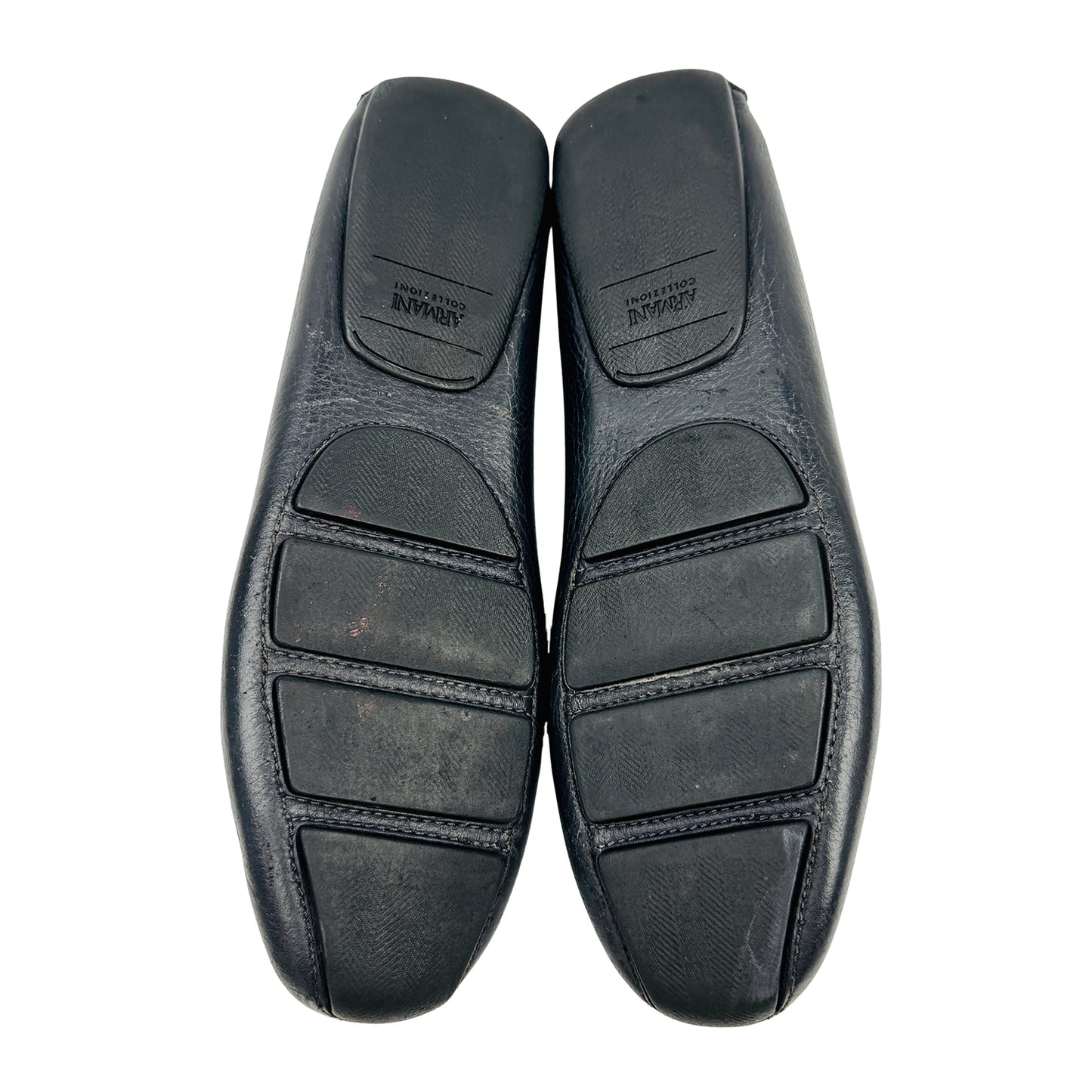 Armani Men's Black Buckle Loafers (Size 43) - XAU137