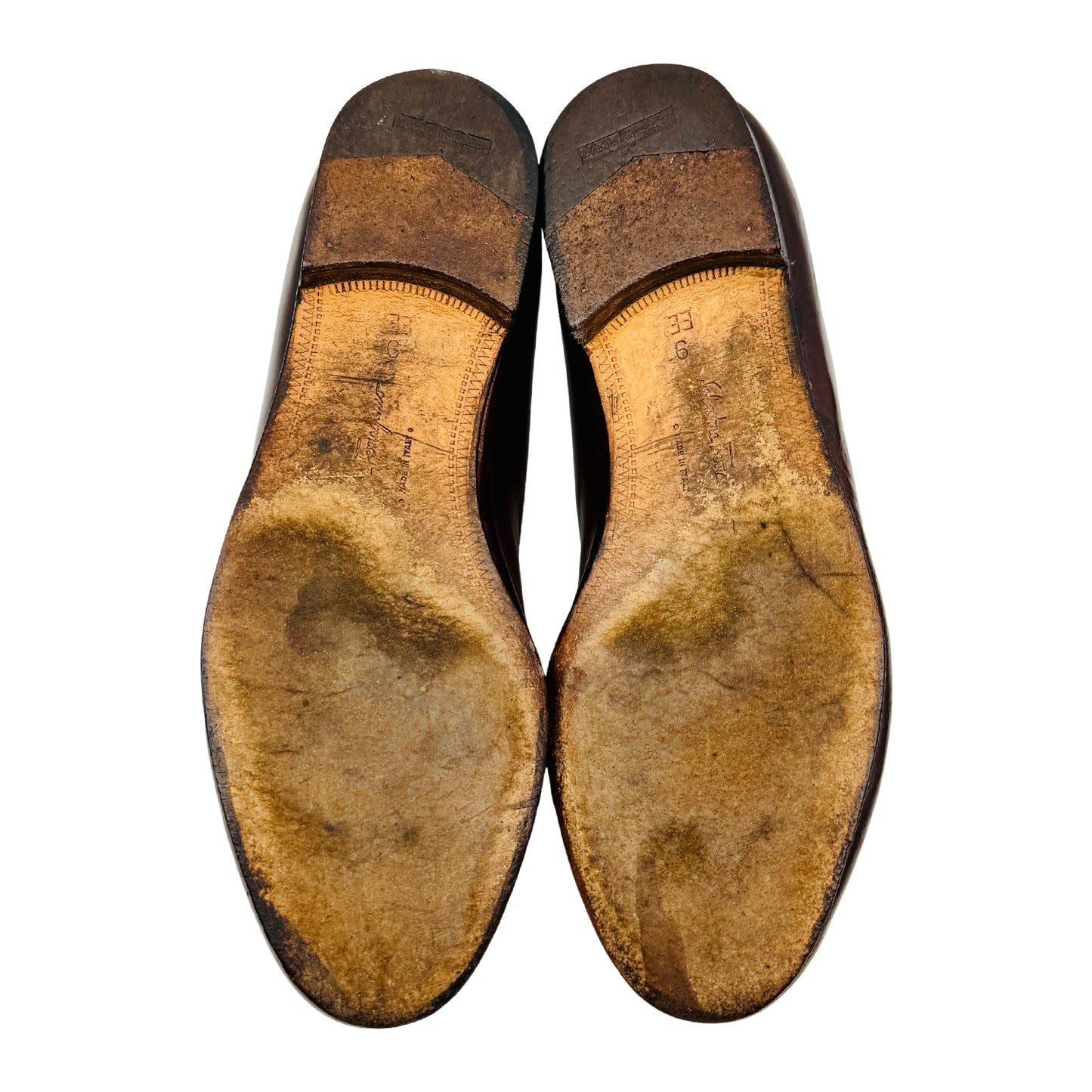 Salvatore Ferragamo Men's Brown Leather Loafers (Size 43)