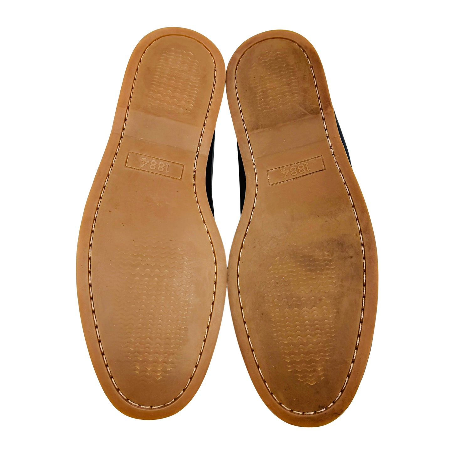 Marks & Spencer Men's Wide Fit Leather Boat Shoes (Size 45.5/46)