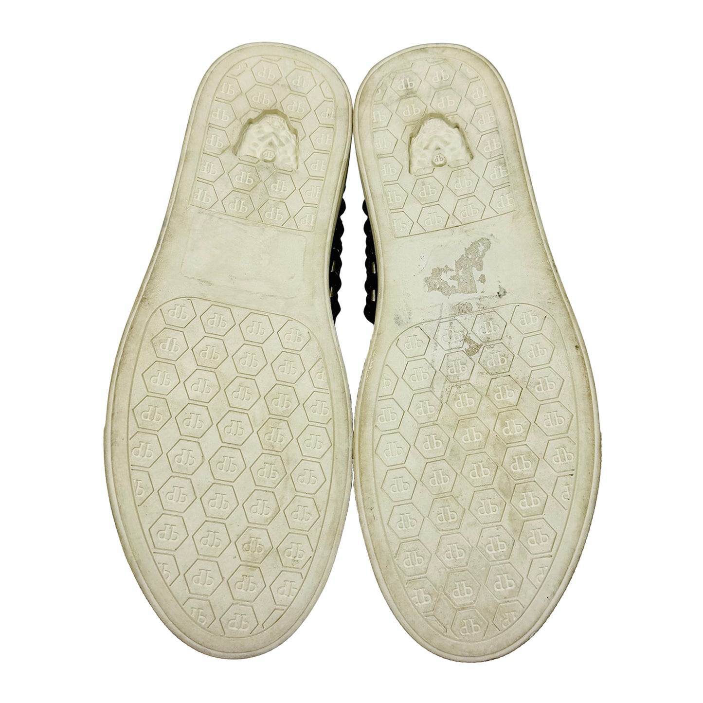 Philipp Plein Men's Studded Denim Shoes (Size 41/41.5)