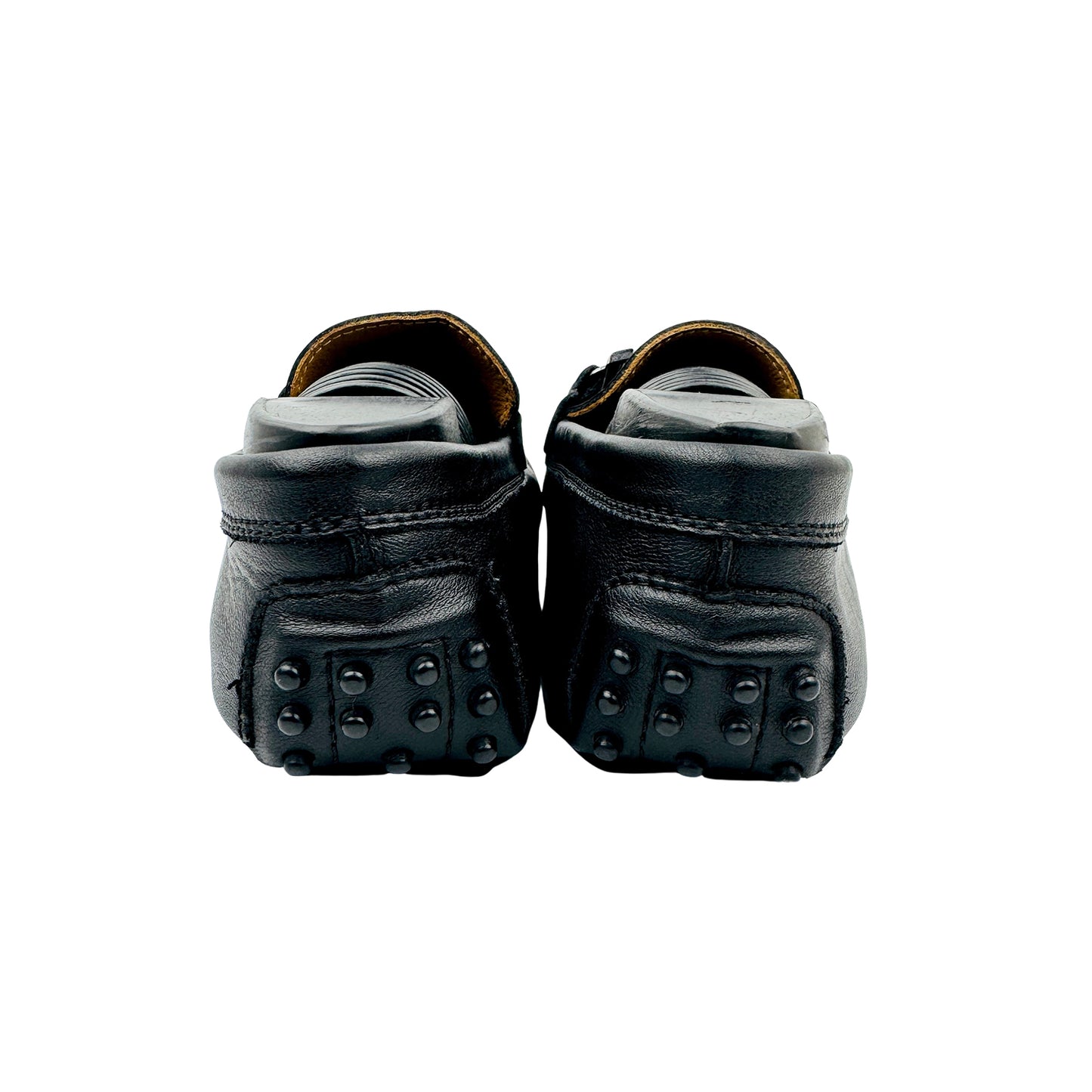 Tod's Gommino Double T Black Leather Driving Loafers (Size 41)