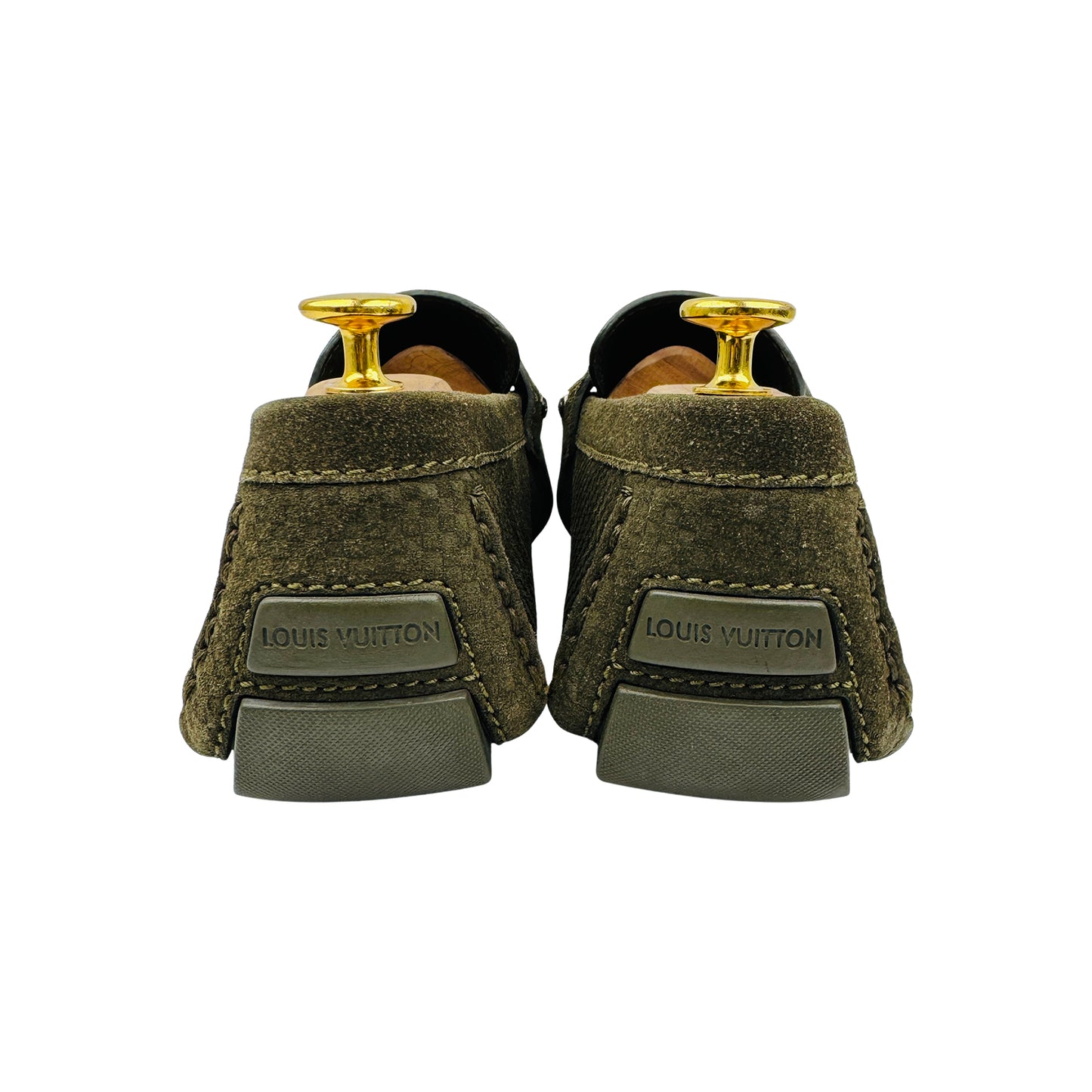 Louis Vuitton Monte Carlo 'Olive Green' Loafers (Size 42/42.5)