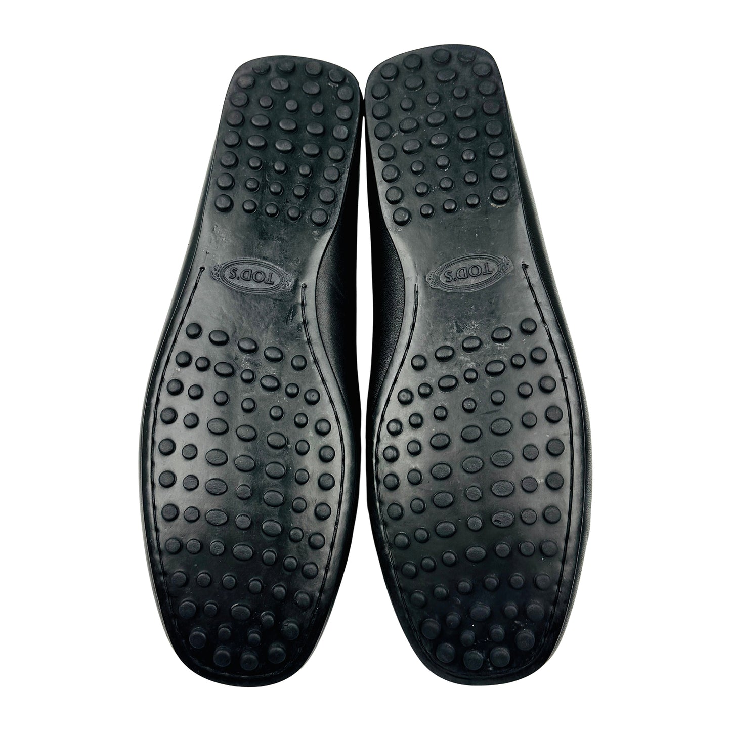 Tod’s Black Leather Italian Loafers (Size 38/38.5)
