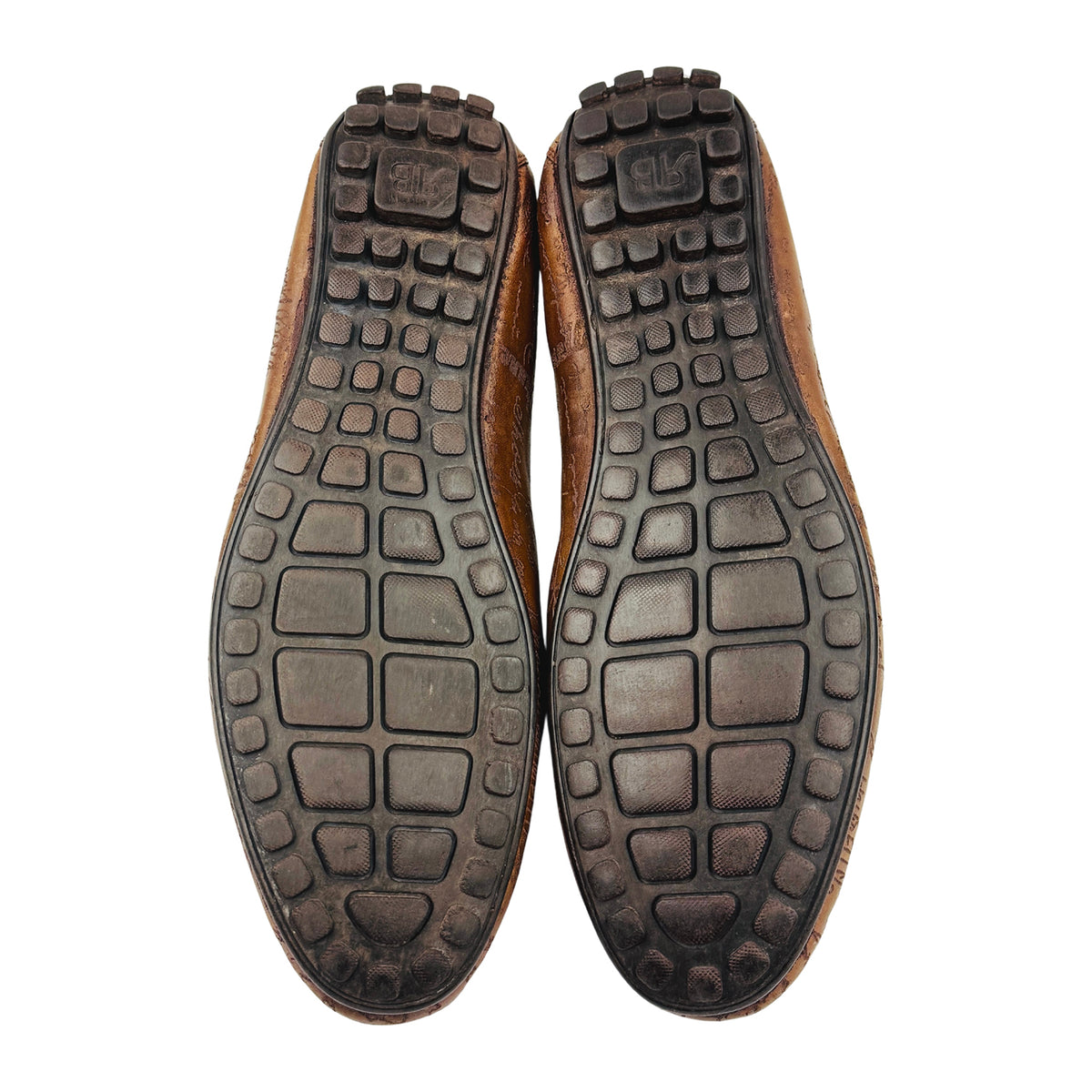 Rosso Brunello Signato Tan Brown Leather Penny Loafers (Size 42.5/43)