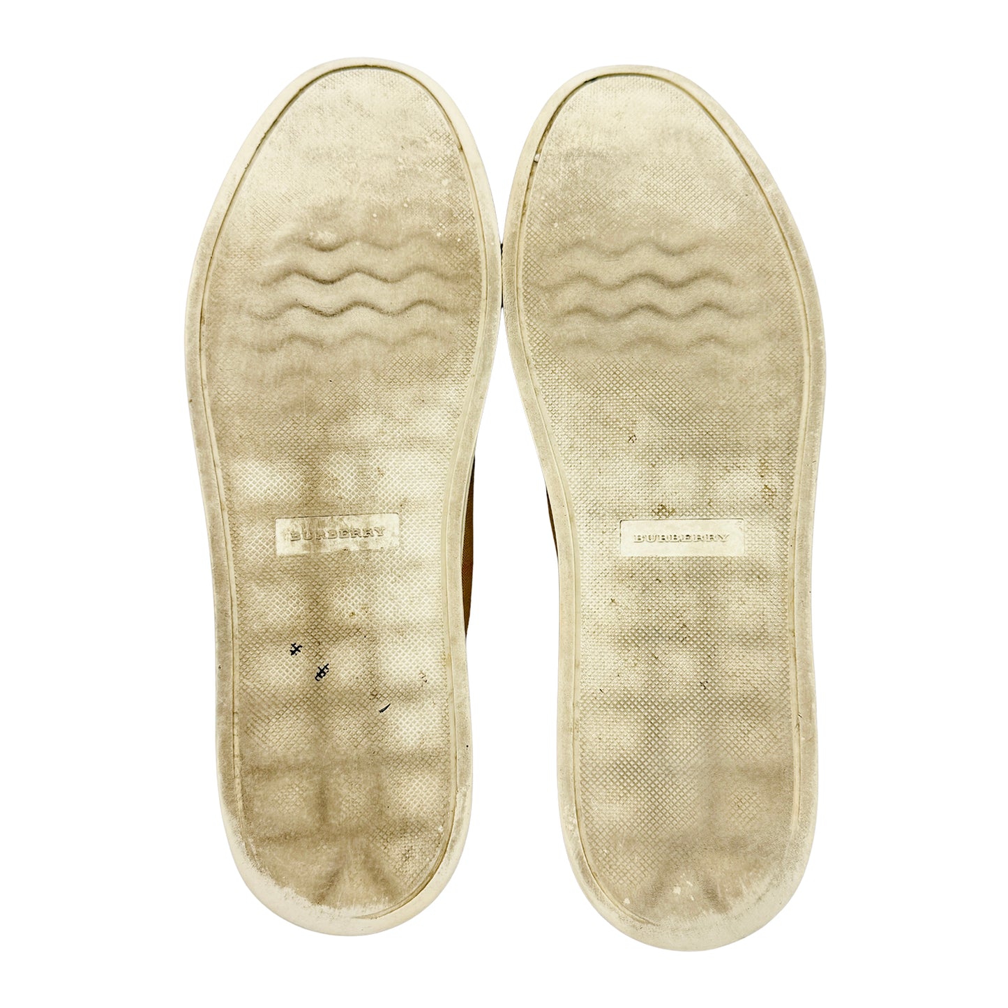 Burberry Rainbow Check Canvas Low-Top Sneakers (Size 43/43.5)