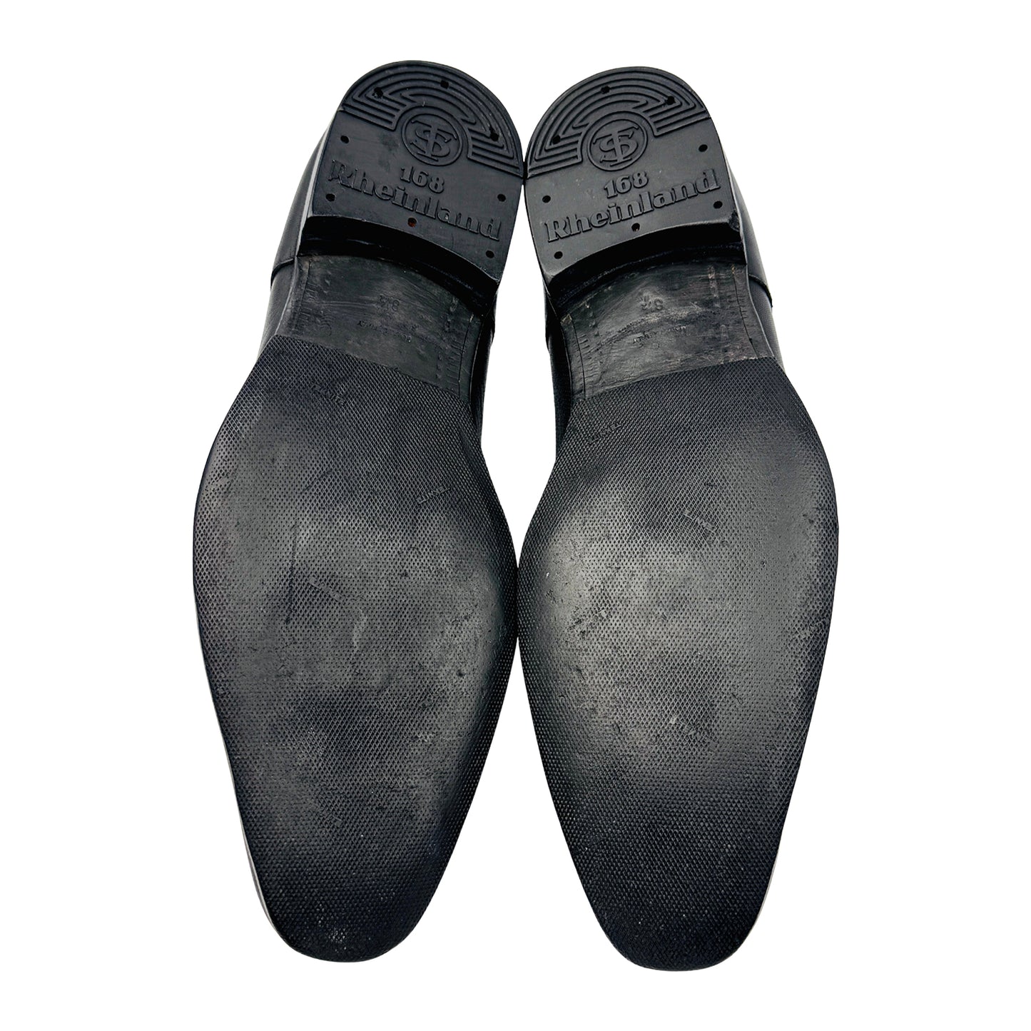 Hugo Boss Men's Black Leather Derby Shoes (Size 43)