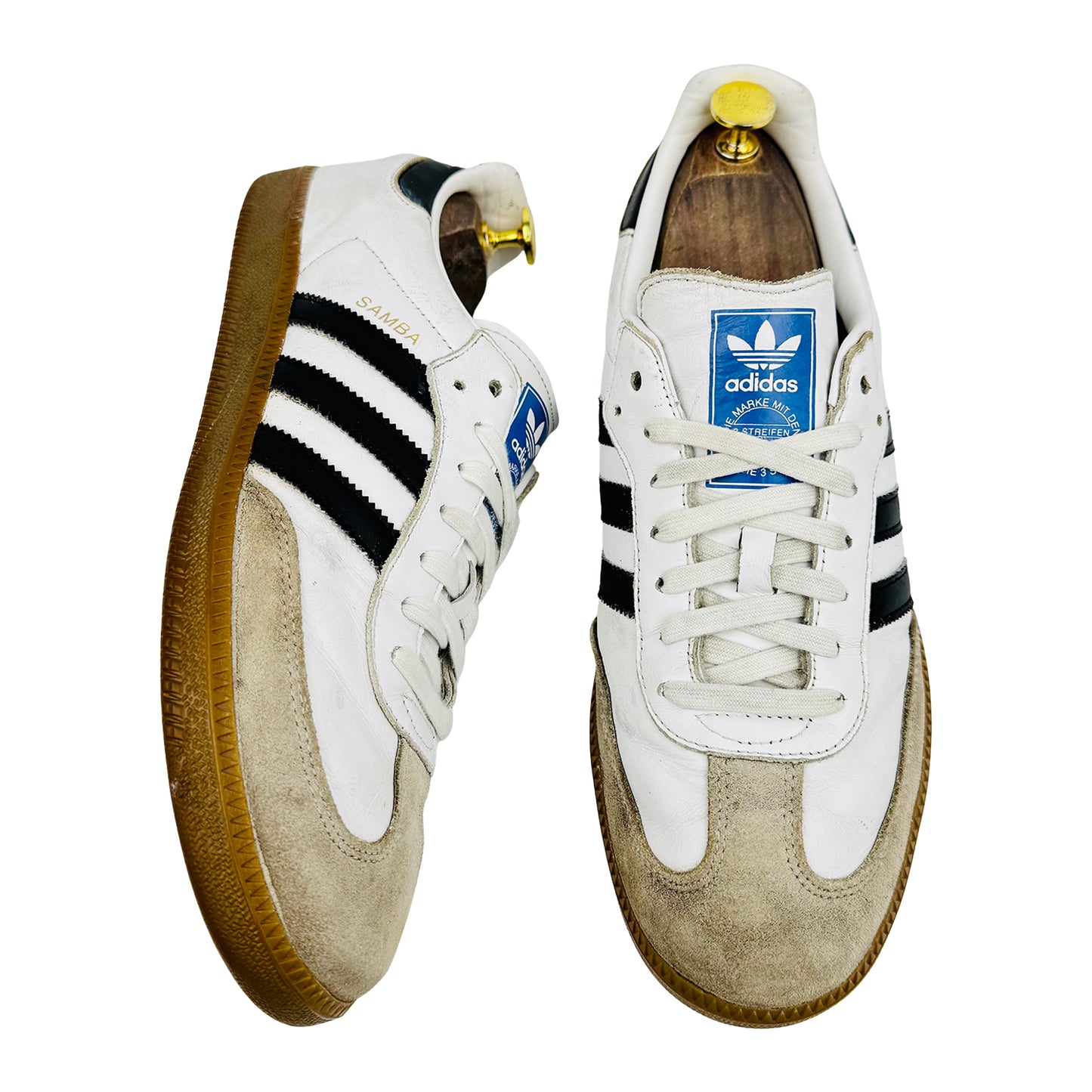 Adidas Samba OG 'White' Sneakers (Size 44.5) - B75806