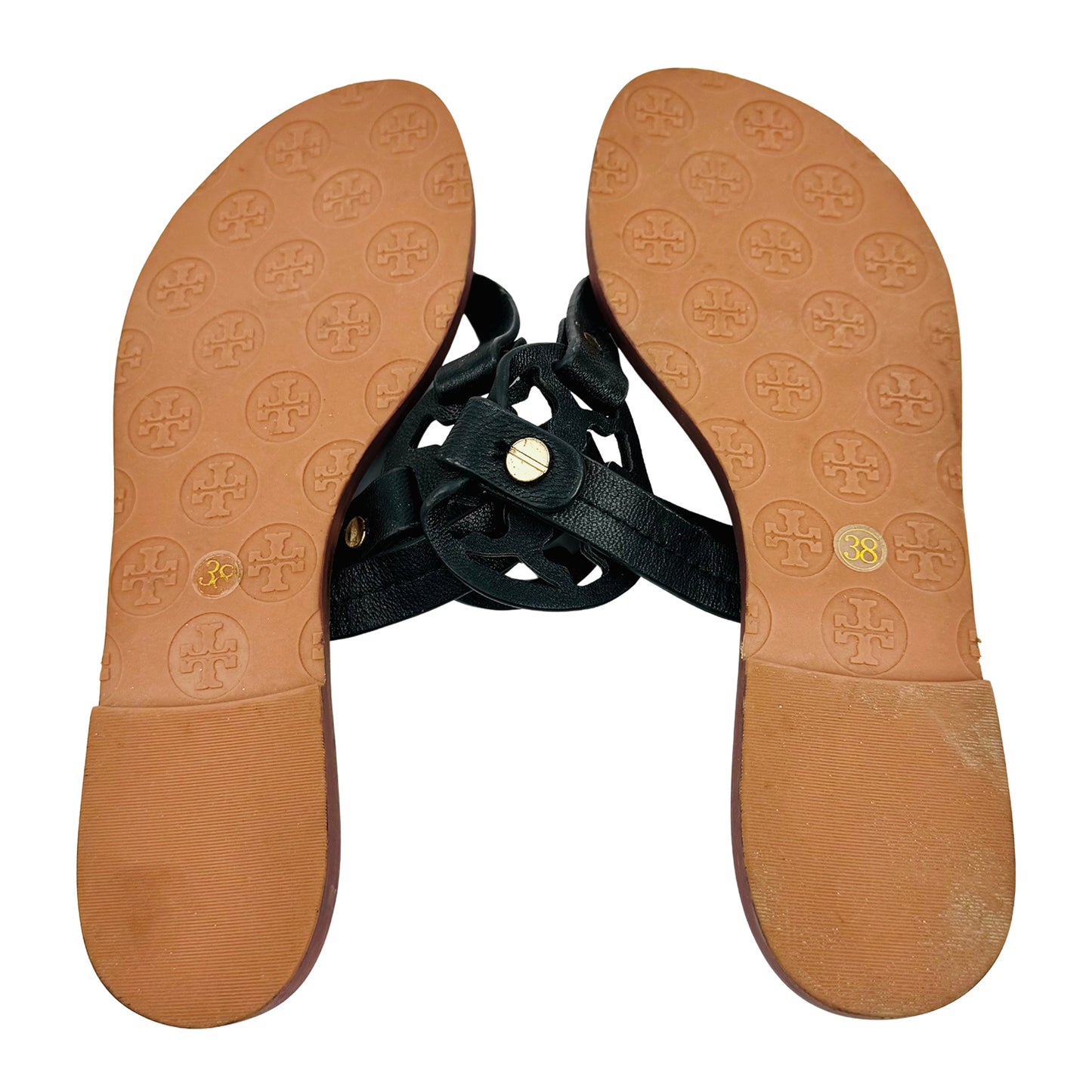 Tory Burch Women's Miller 'Black Brown' Slippers (Size 38)