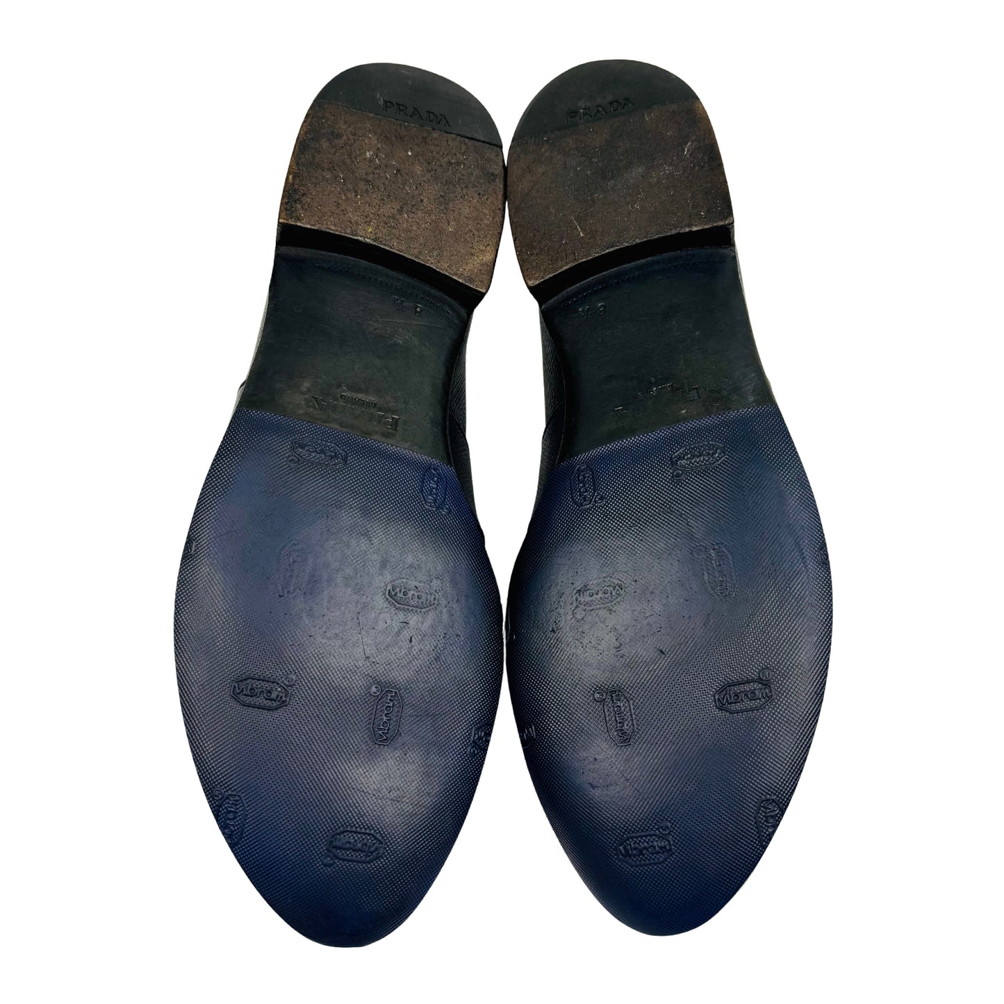 Prada Men's Blue Saffiano Leather Loafers (Size 43)