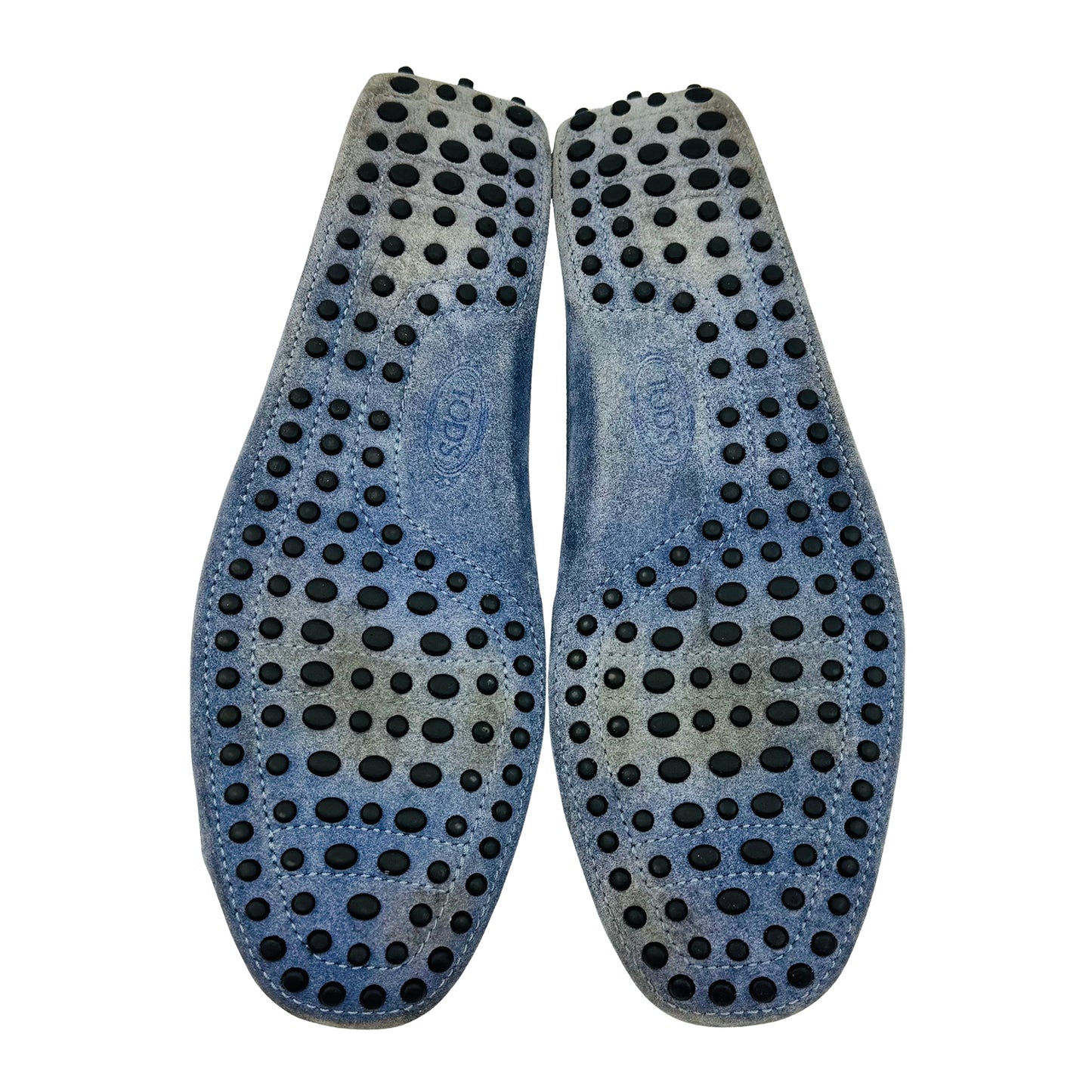 Tod's Men's Blue Gommino Suede Driving Loafer (Size 42.5)