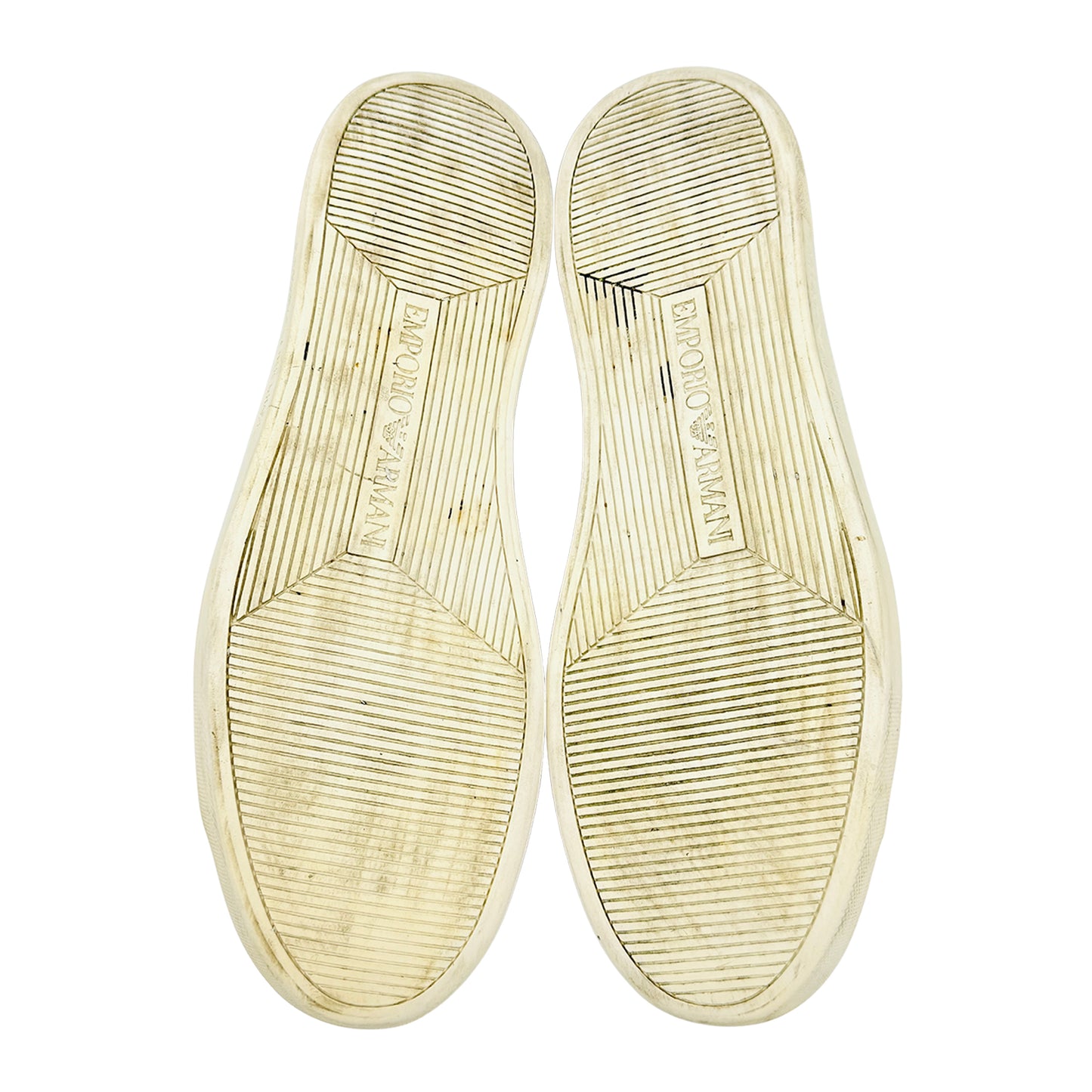 Emporio Armani Men's White Sneakers (Size 43)