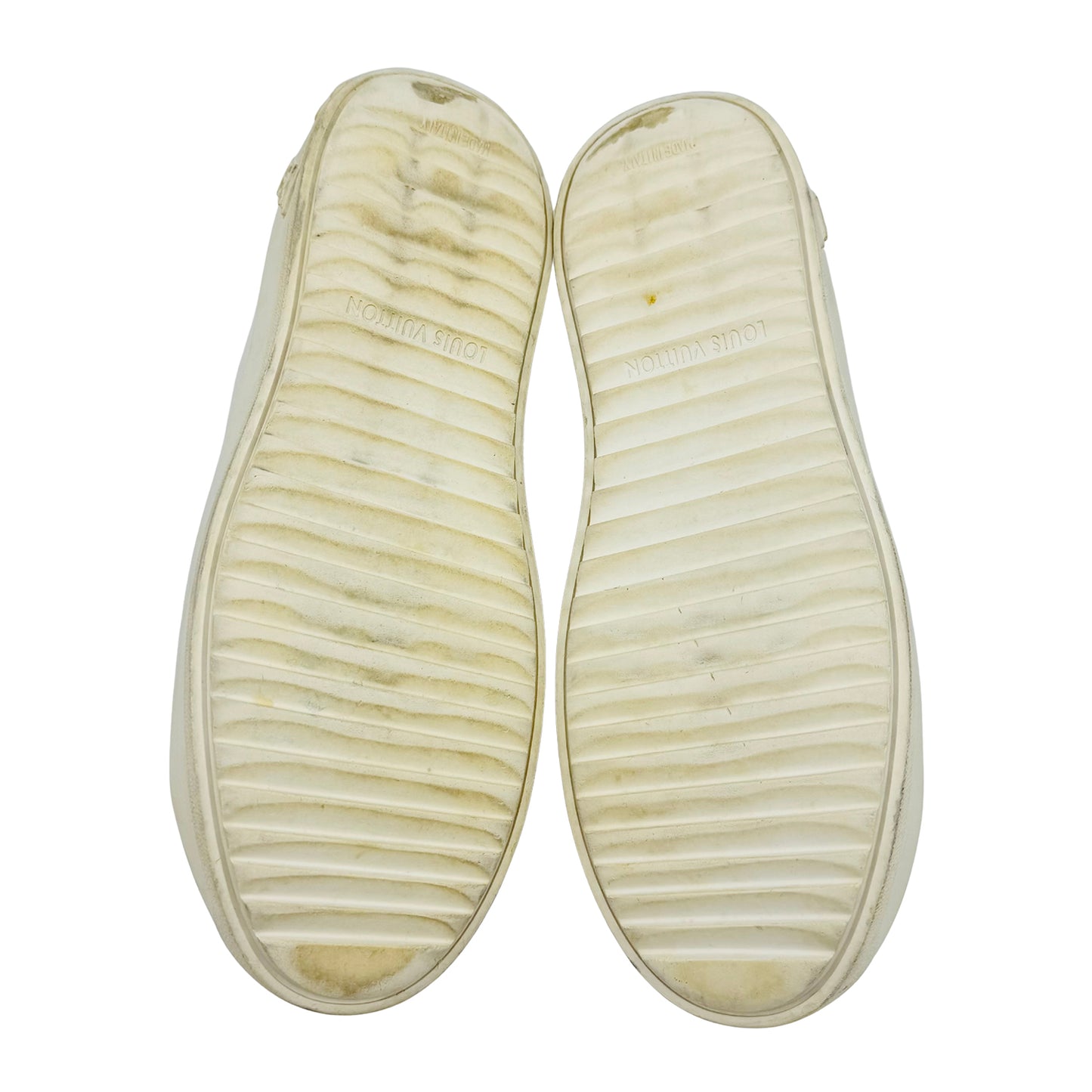 Louis Vuitton Time Out White Sneakers (Size 40/40.5)