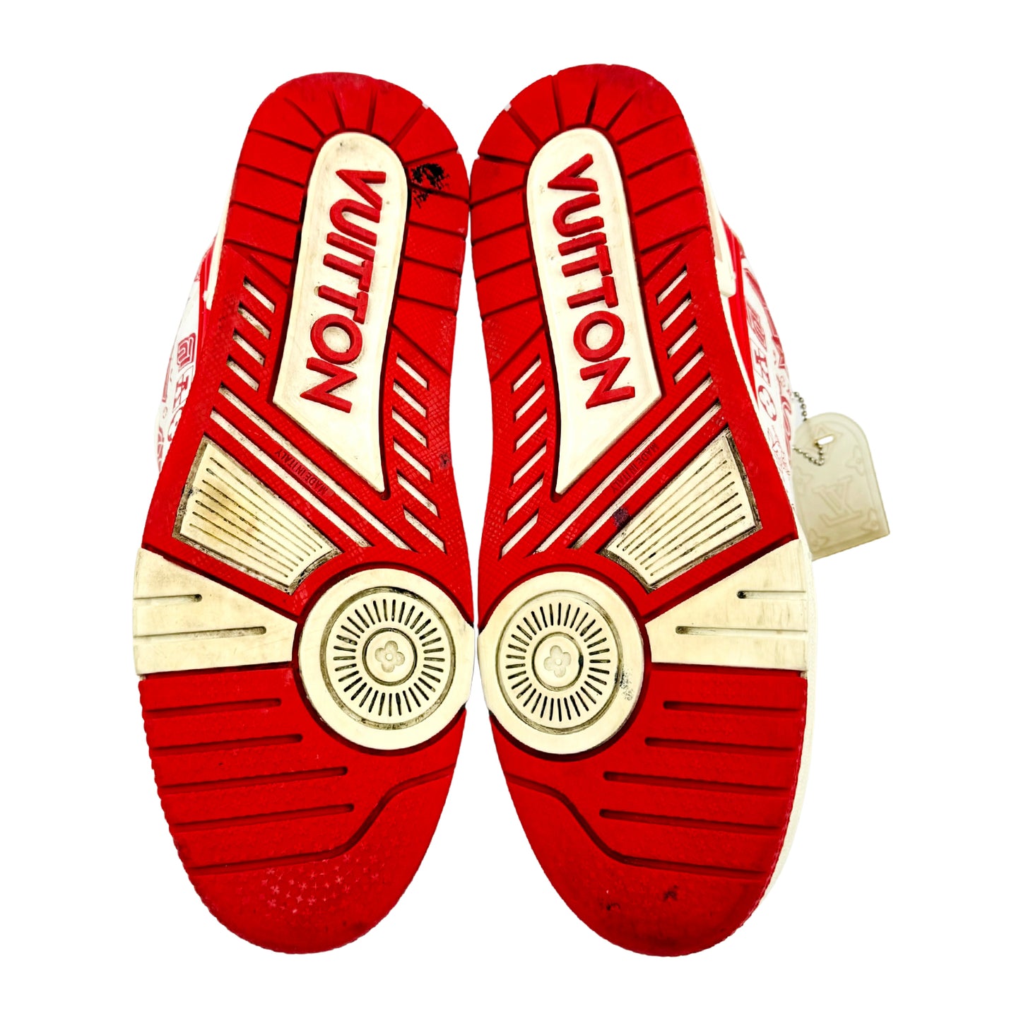 Louis Vuitton LV Trainer 'Red Graffiti' Sneakers (Size 42.5) - 1ACELL
