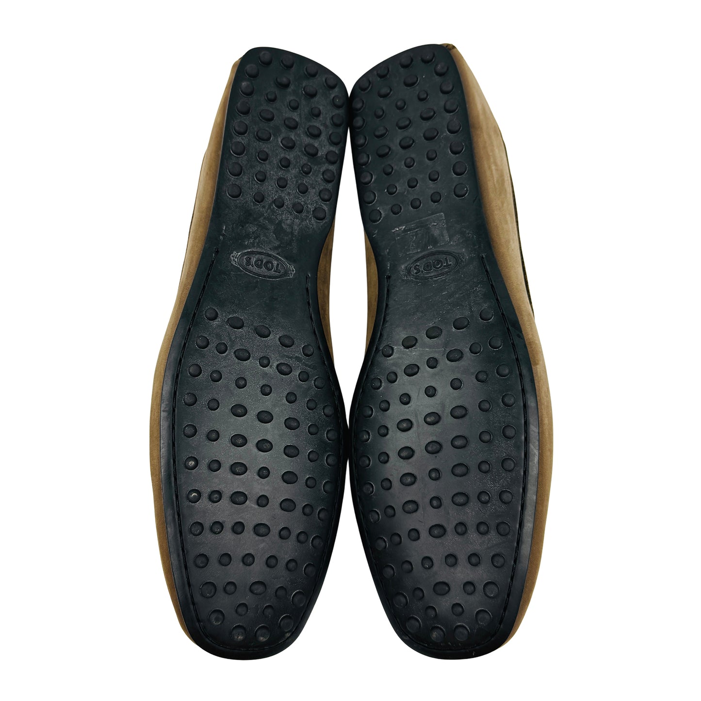 Tod's Men's Beige Suede Italian Loafers (Size 46)