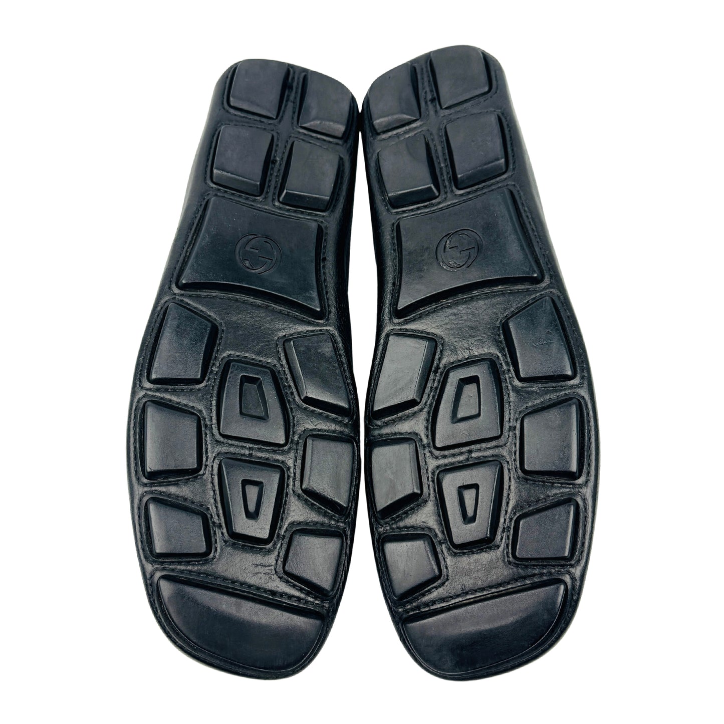 Gucci Men's Black Leather Horsebit Loafers (Size 42.5) - 548604