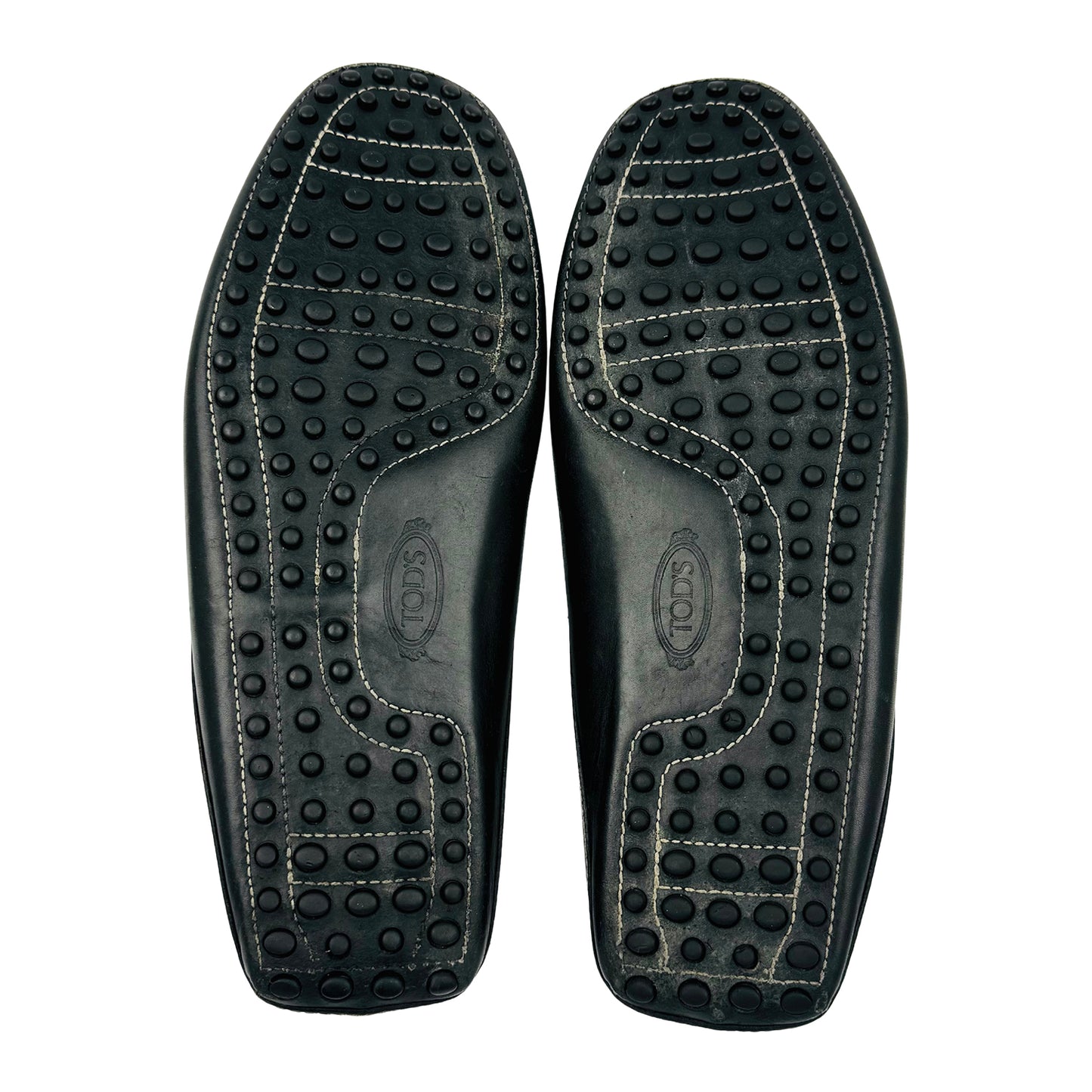 Tod's Men's Black Leather Mules (Size 42.5)