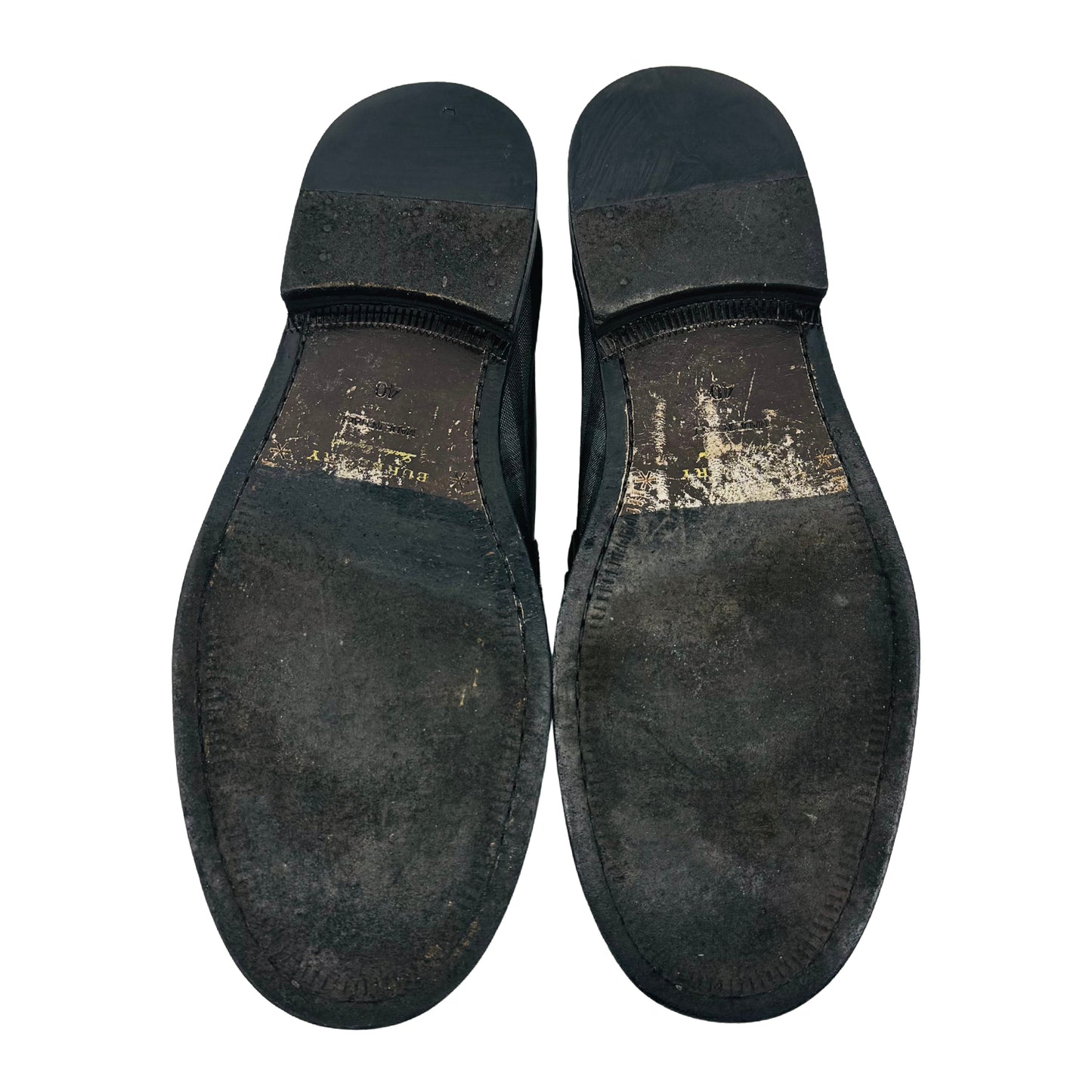 Burberry Moorley Check Chain Loafers (Size 41)