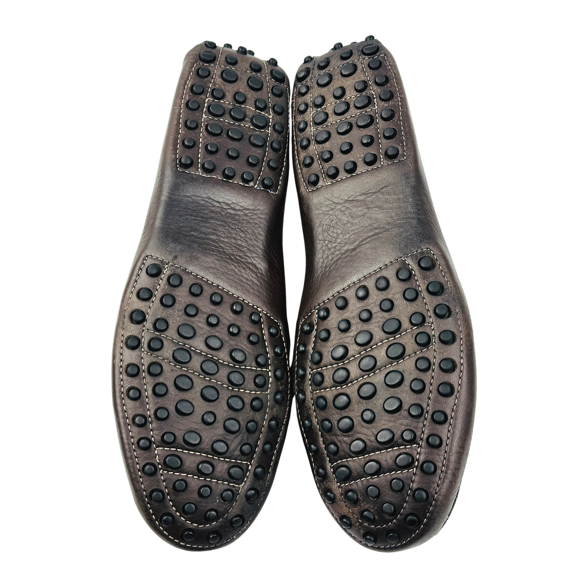Tods Dark Brown Leather Italian Loafers (Size 40/40.5)