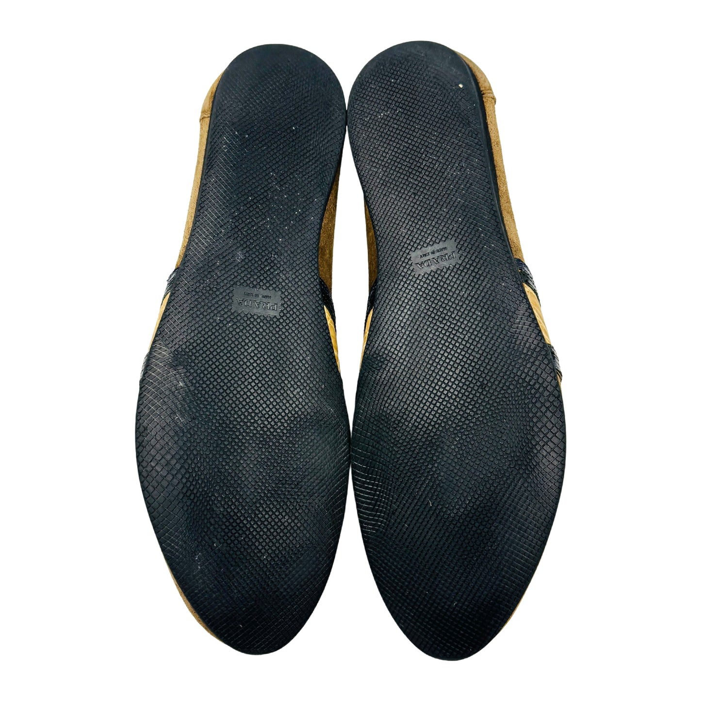 Prada Men's Brown Suede Driving Loafers (Size 43)