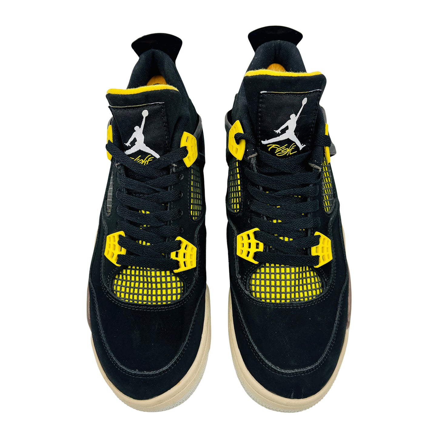 Nike Air Jordan 4 Retro 'Thunder' Sneakers (Size 42) - 408452-017