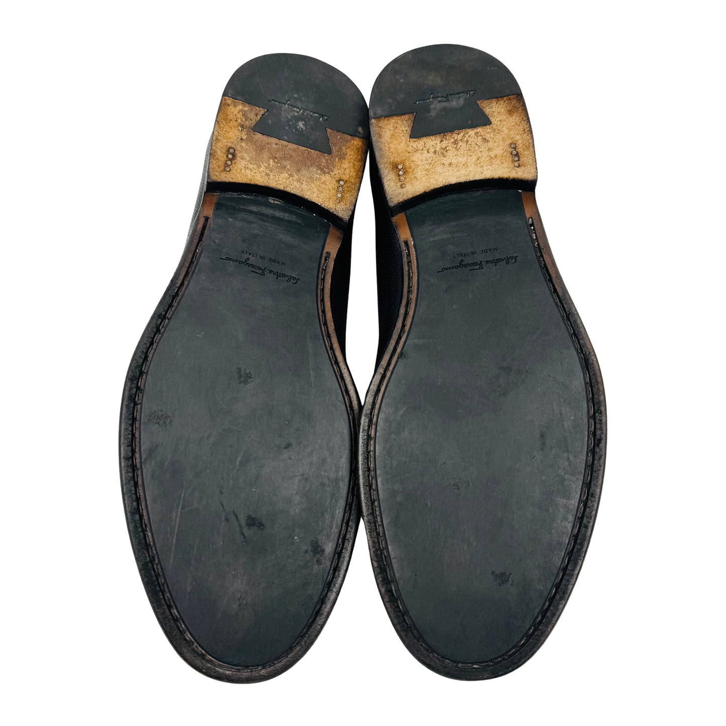 Salvatore Ferragamo Gancini Bit Loafers (Size 42.5) - 074053