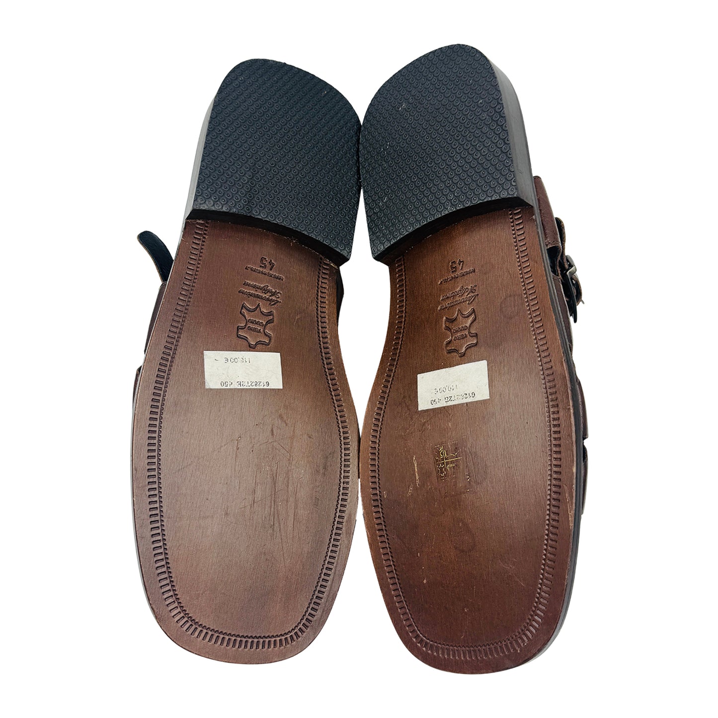 Jaime Mascaró Men's Brown Leather Sandals (Size 45)