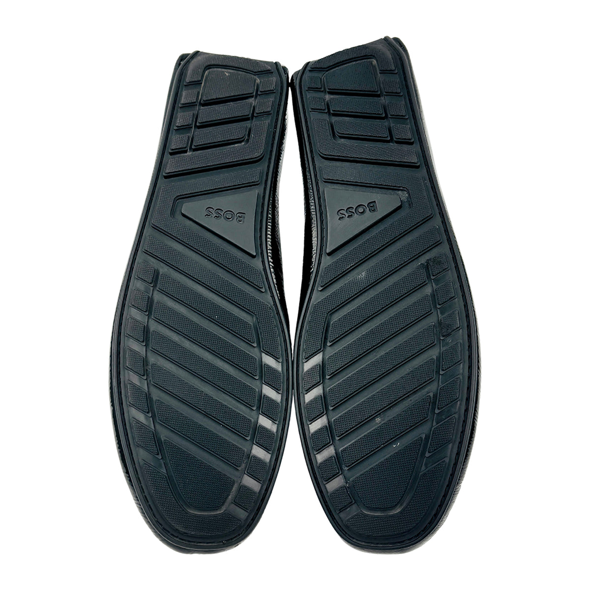 Hugo Boss Noel Black Leather Loafers (Size 41/41.5) - 50503621
